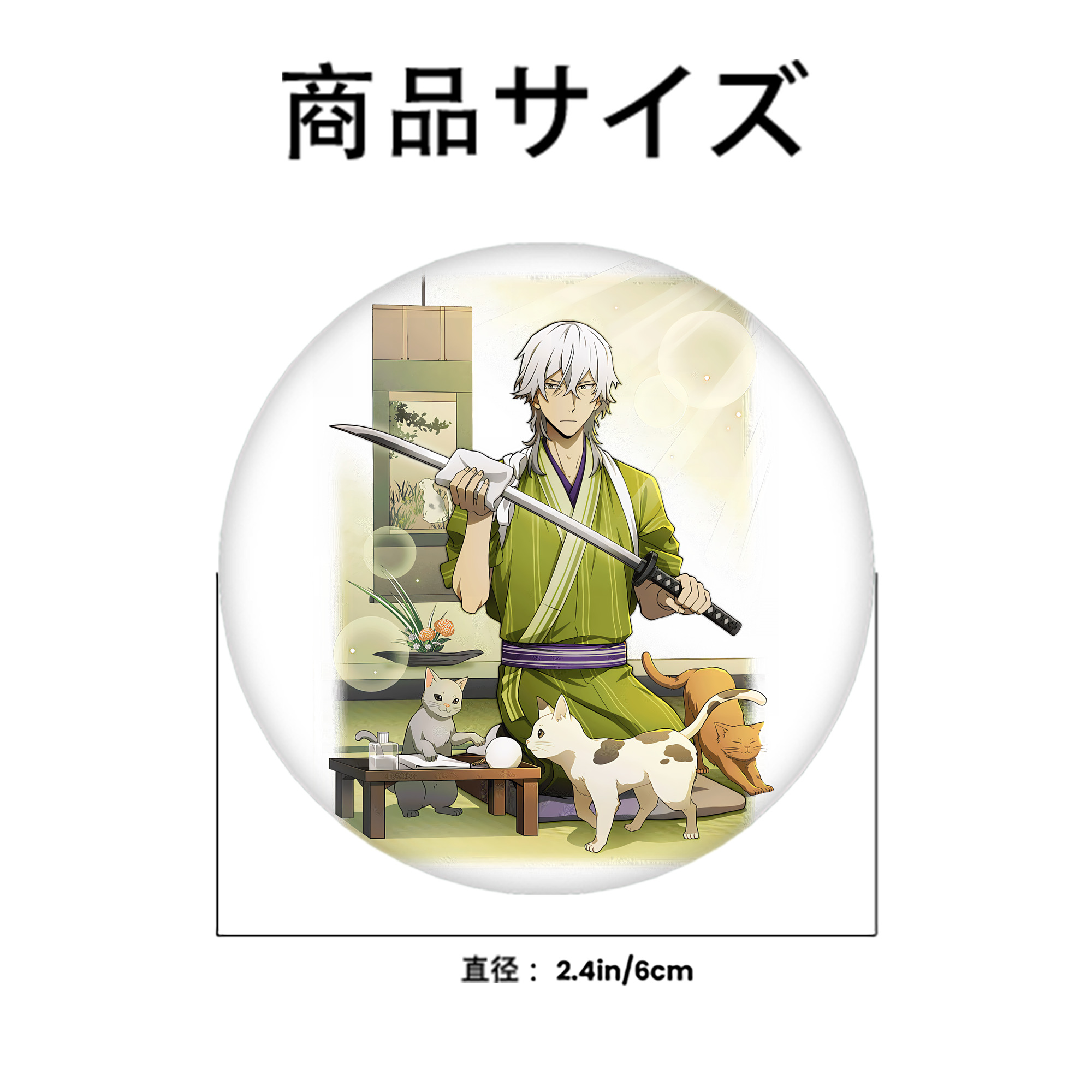 文豪ストレイドッグス Bungo Stray Dogs 6cm 缶バッジ 複数セット