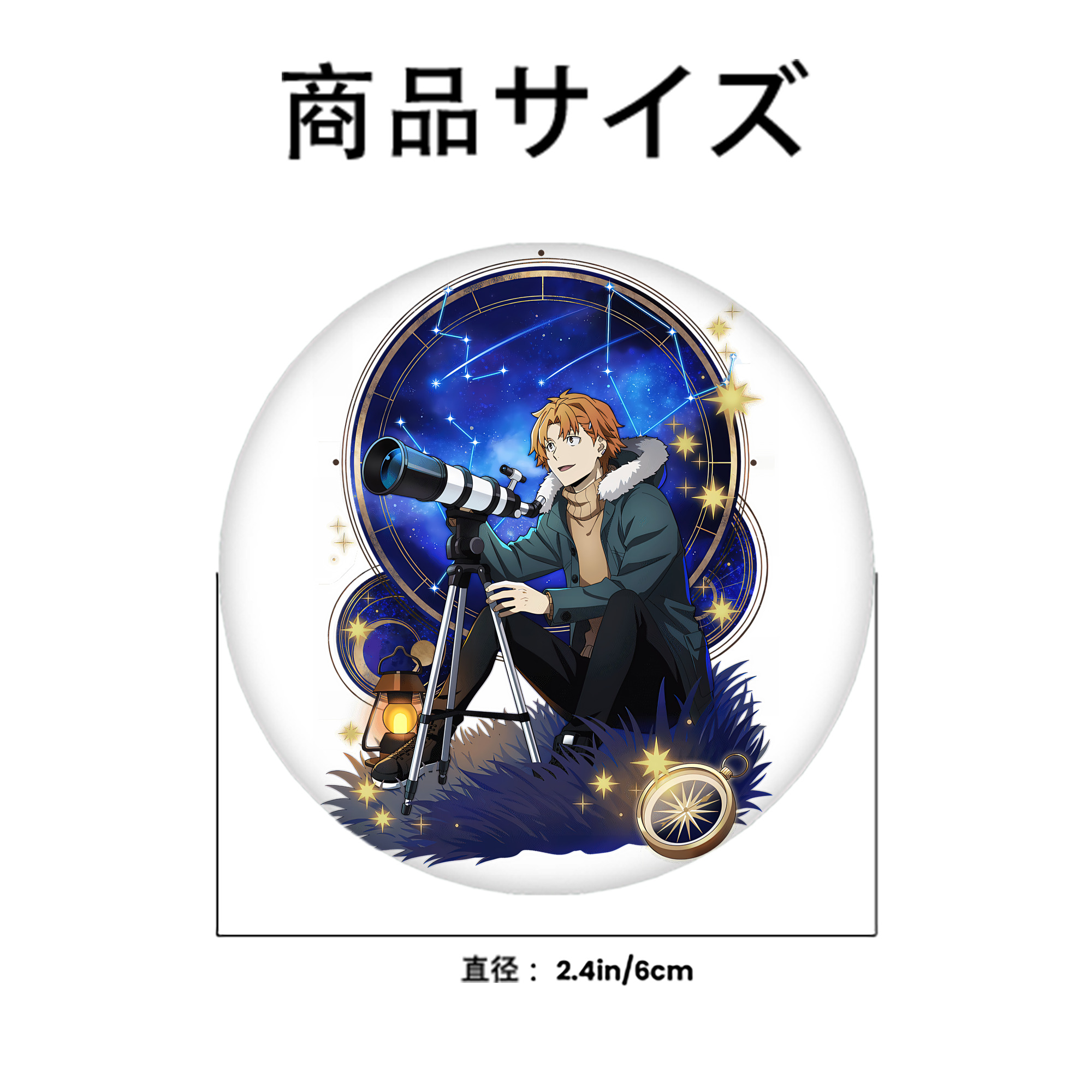 文豪ストレイドッグス Bungo Stray Dogs 6cm 缶バッジ 複数セット