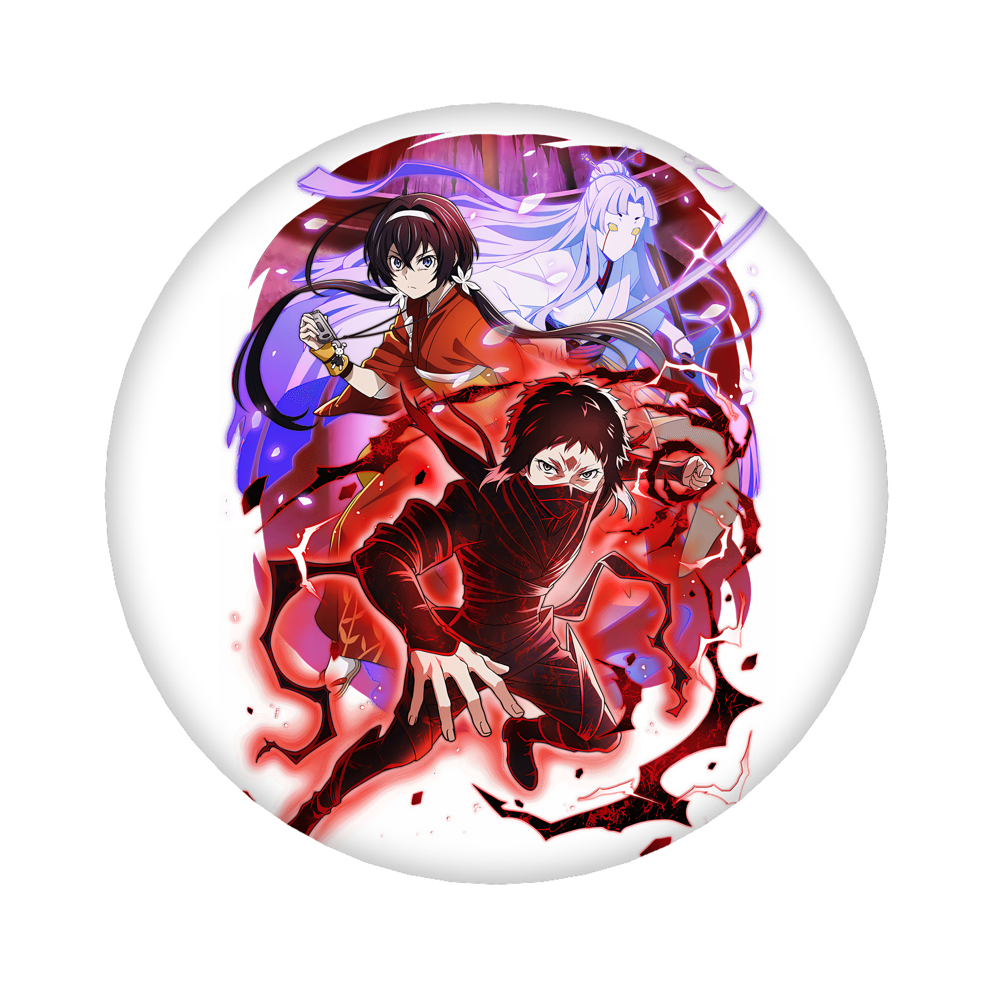 （画像用） 文豪ストレイドッグス Bungo Stray Dogs 6cm 缶バッジ 複数セット