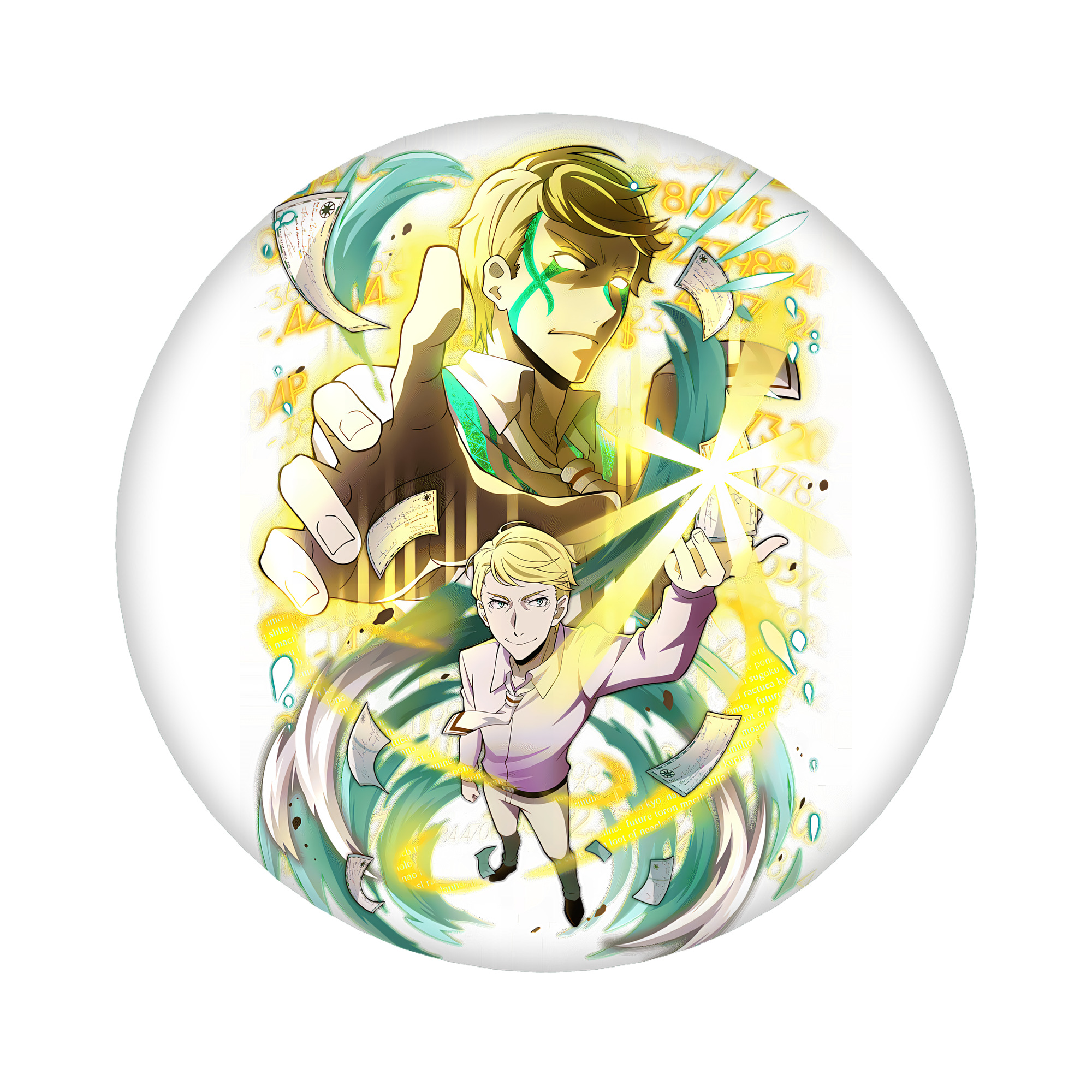 （画像用） 文豪ストレイドッグス Bungo Stray Dogs 6cm 缶バッジ 複数セット