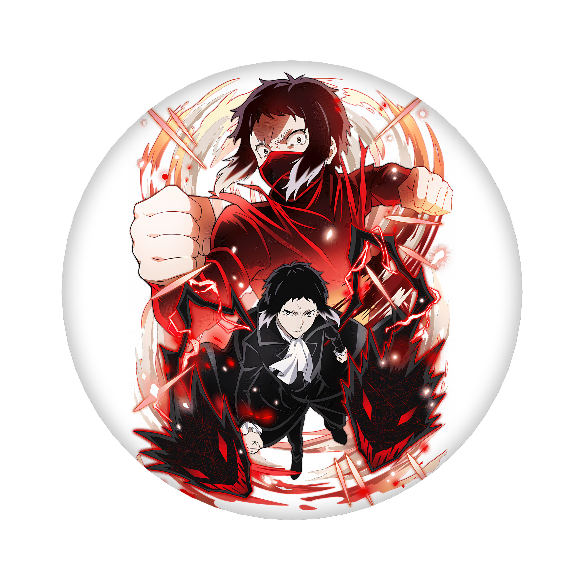 （画像用） 文豪ストレイドッグス Bungo Stray Dogs 6cm 缶バッジ 複数セット