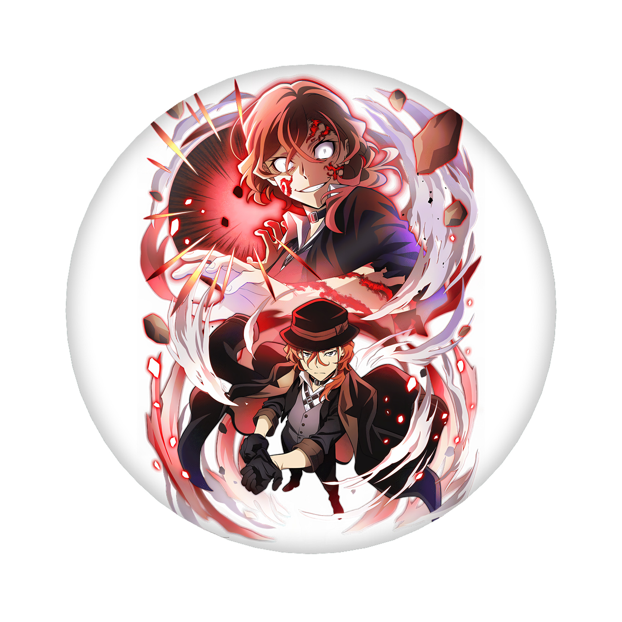 （画像用） 文豪ストレイドッグス Bungo Stray Dogs 6cm 缶バッジ 複数セット