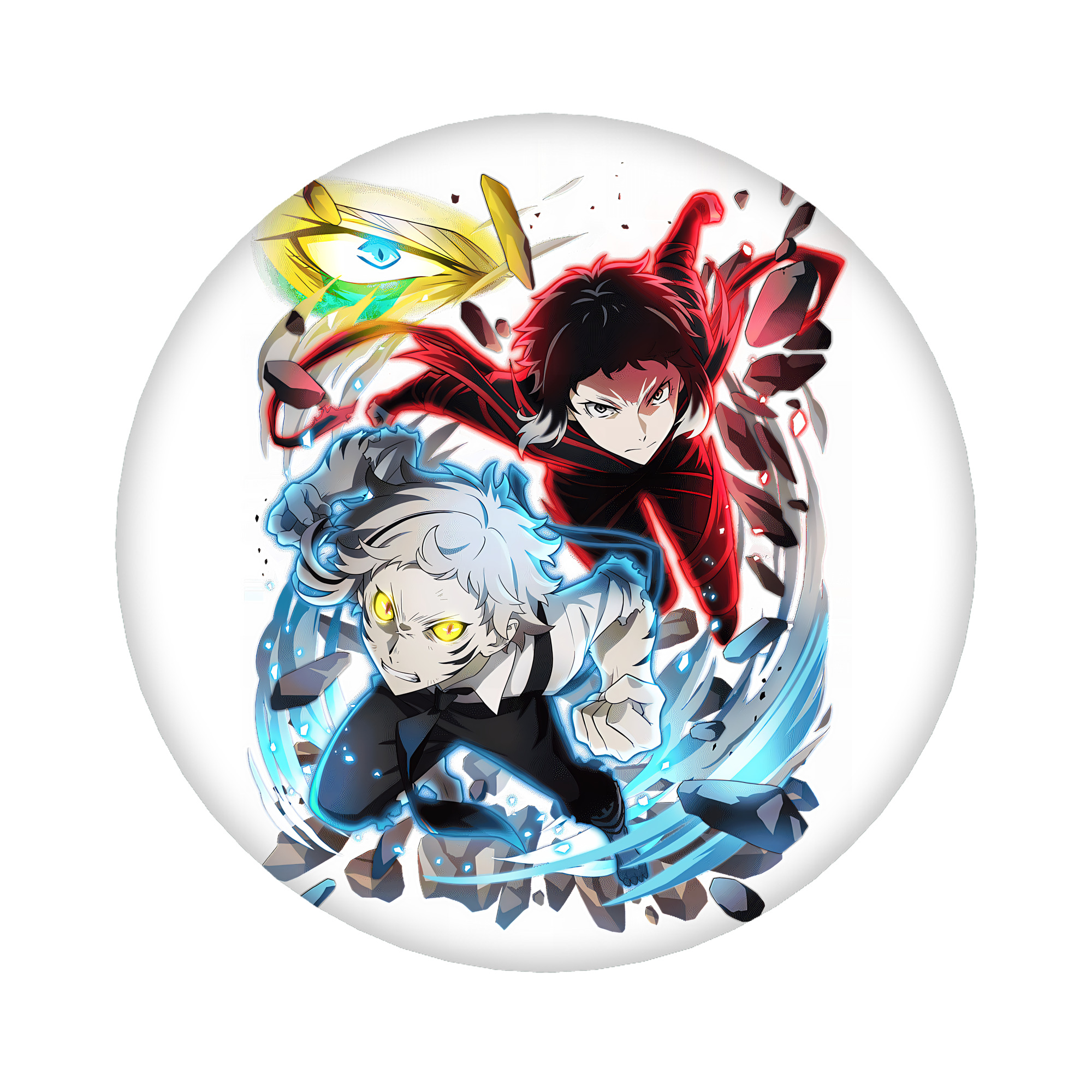 （画像用） 文豪ストレイドッグス Bungo Stray Dogs 6cm 缶バッジ 複数セット