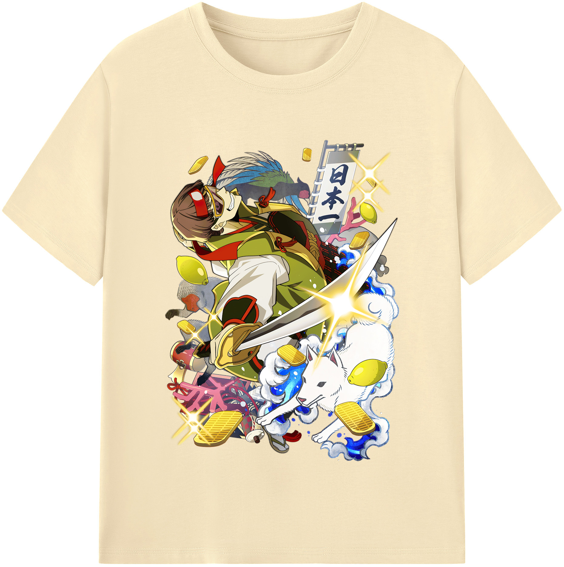 （画像用） 文豪ストレイドッグス Bungo Stray Dogs 綿100％半袖Tシャツ（フロントプリント）