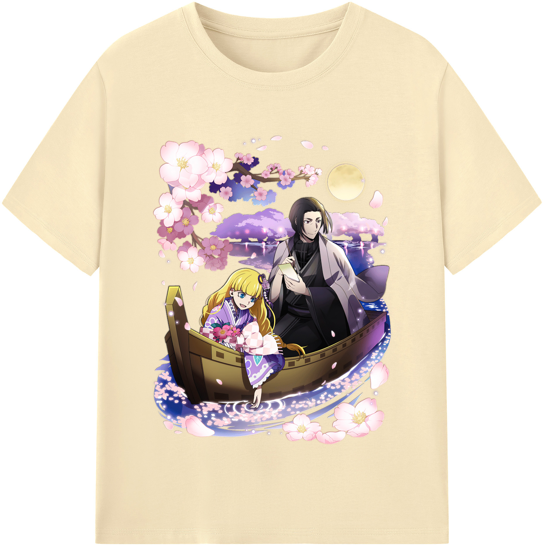 （画像用） 文豪ストレイドッグス Bungo Stray Dogs 綿100％半袖Tシャツ（フロントプリント）