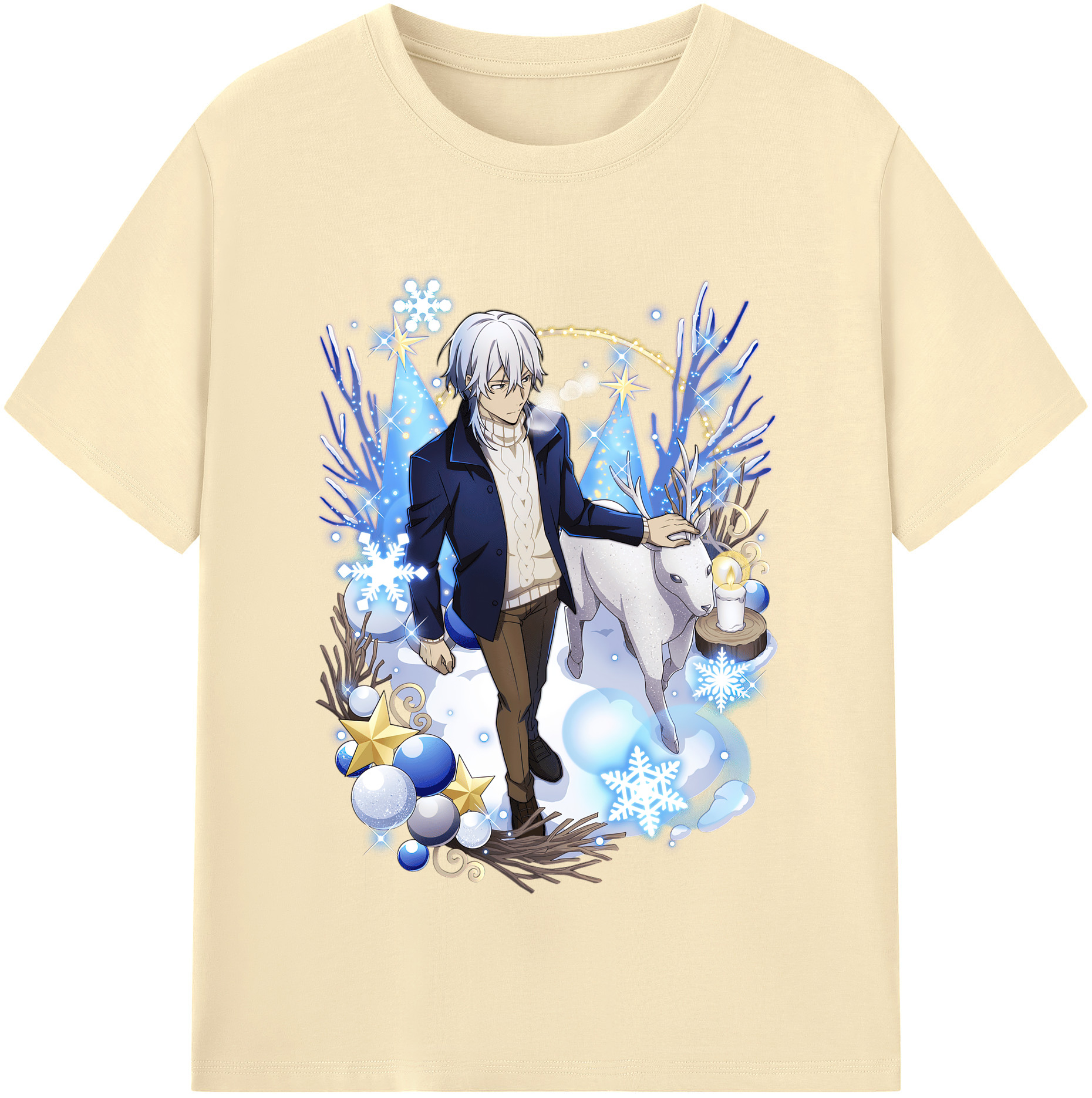 （画像用） 文豪ストレイドッグス Bungo Stray Dogs 綿100％半袖Tシャツ（フロントプリント）