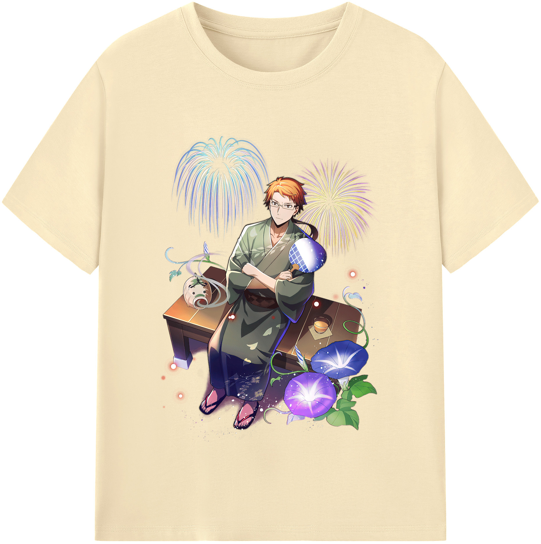 （画像用） 文豪ストレイドッグス Bungo Stray Dogs 綿100％半袖Tシャツ（フロントプリント）