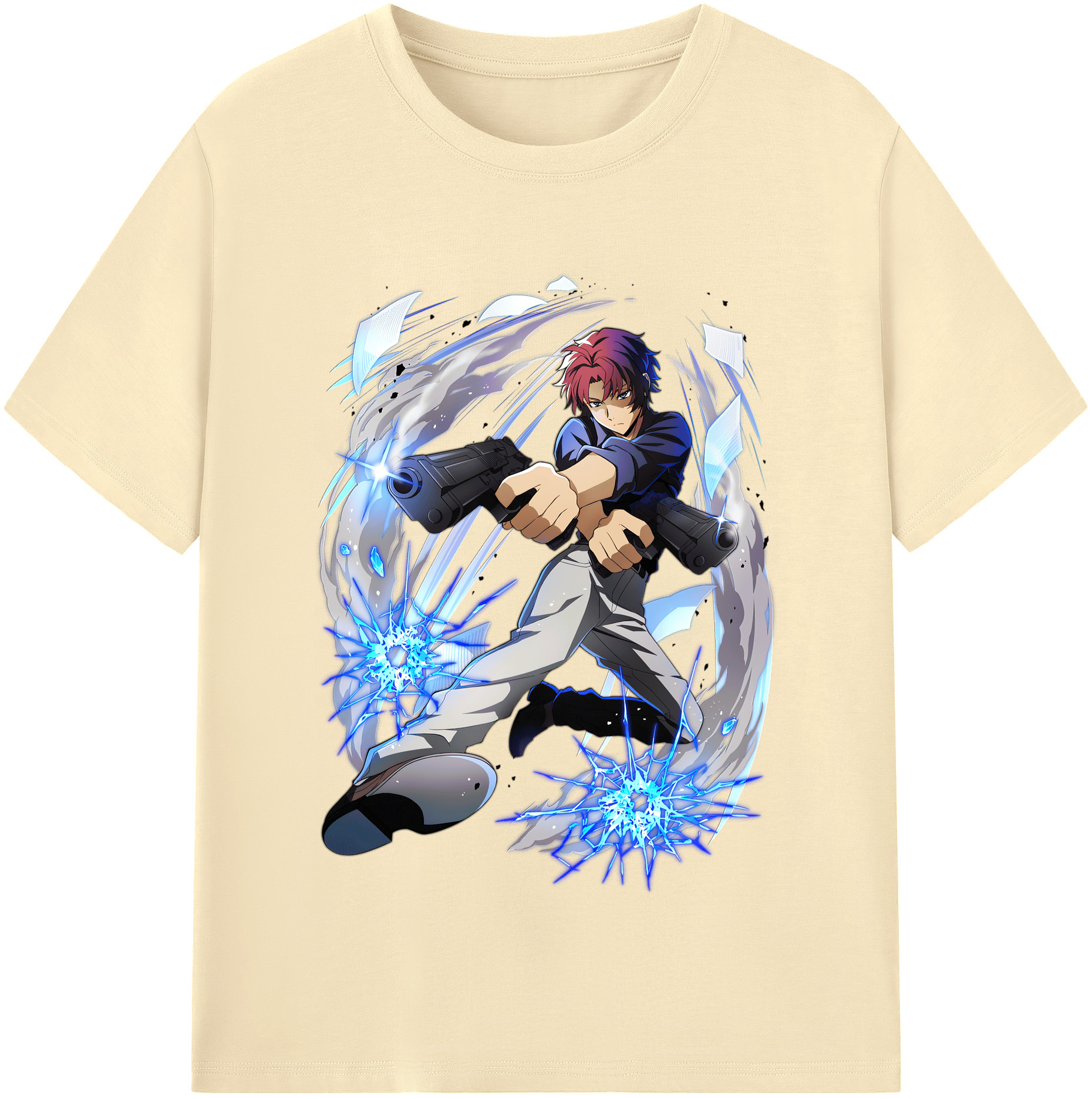 （画像用） 文豪ストレイドッグス Bungo Stray Dogs 綿100％半袖Tシャツ（フロントプリント）