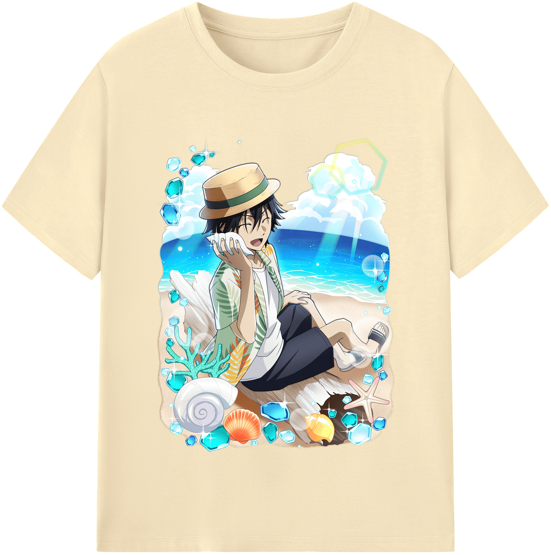 （画像用） 文豪ストレイドッグス Bungo Stray Dogs 綿100％半袖Tシャツ（フロントプリント）