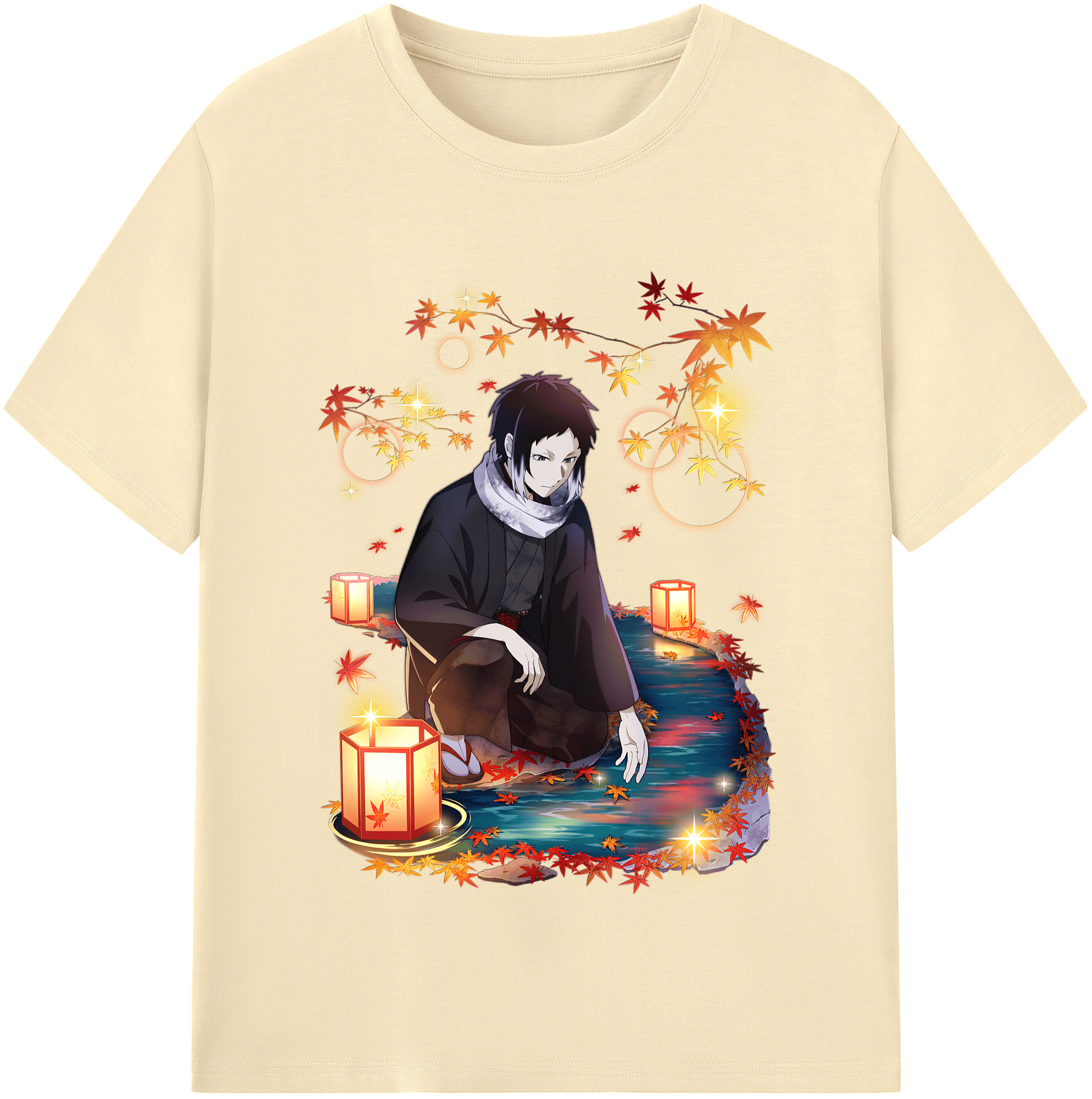 （画像用） 文豪ストレイドッグス Bungo Stray Dogs 綿100％半袖Tシャツ（フロントプリント）