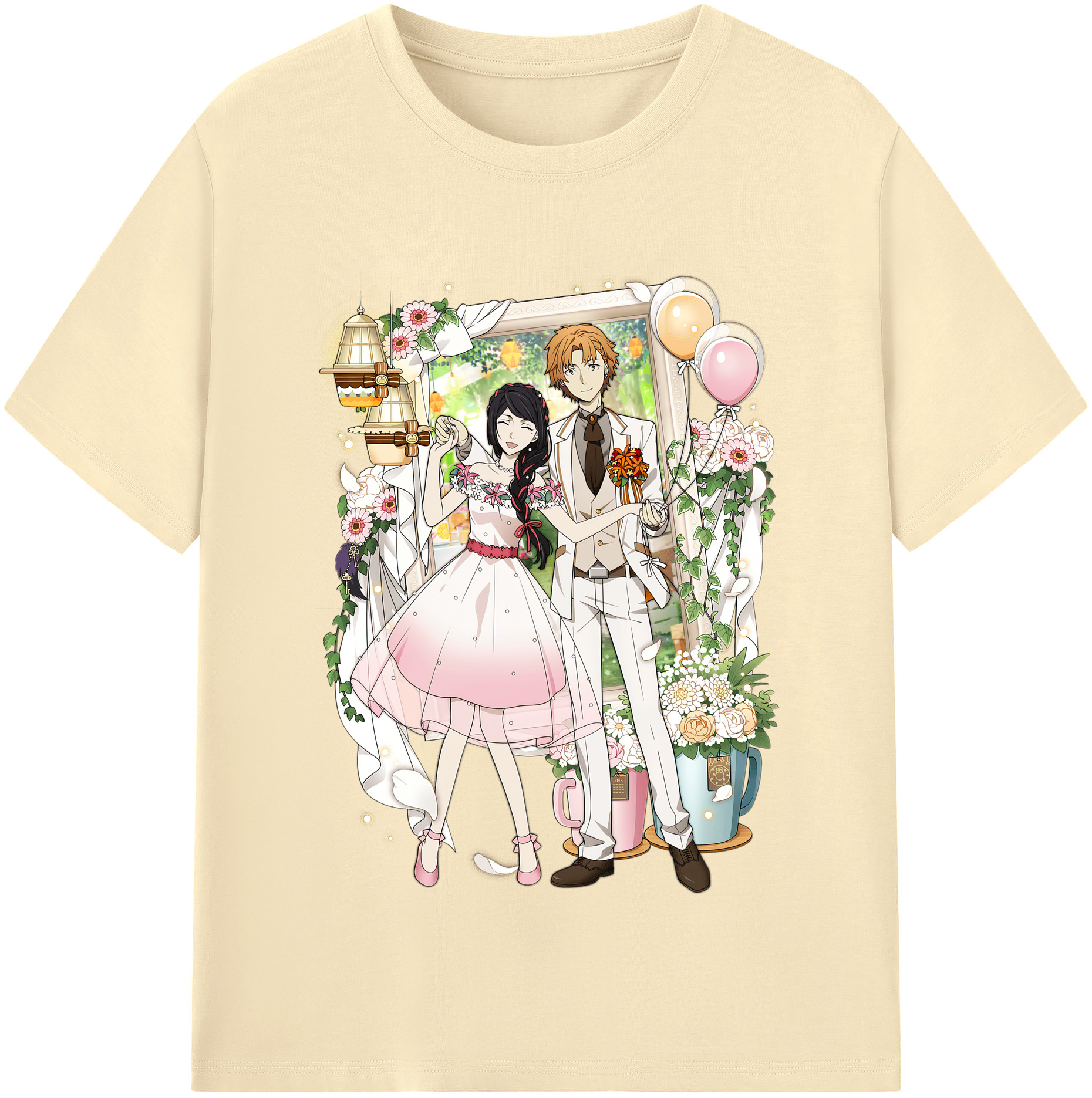 （画像用） 文豪ストレイドッグス Bungo Stray Dogs 綿100％半袖Tシャツ（フロントプリント）