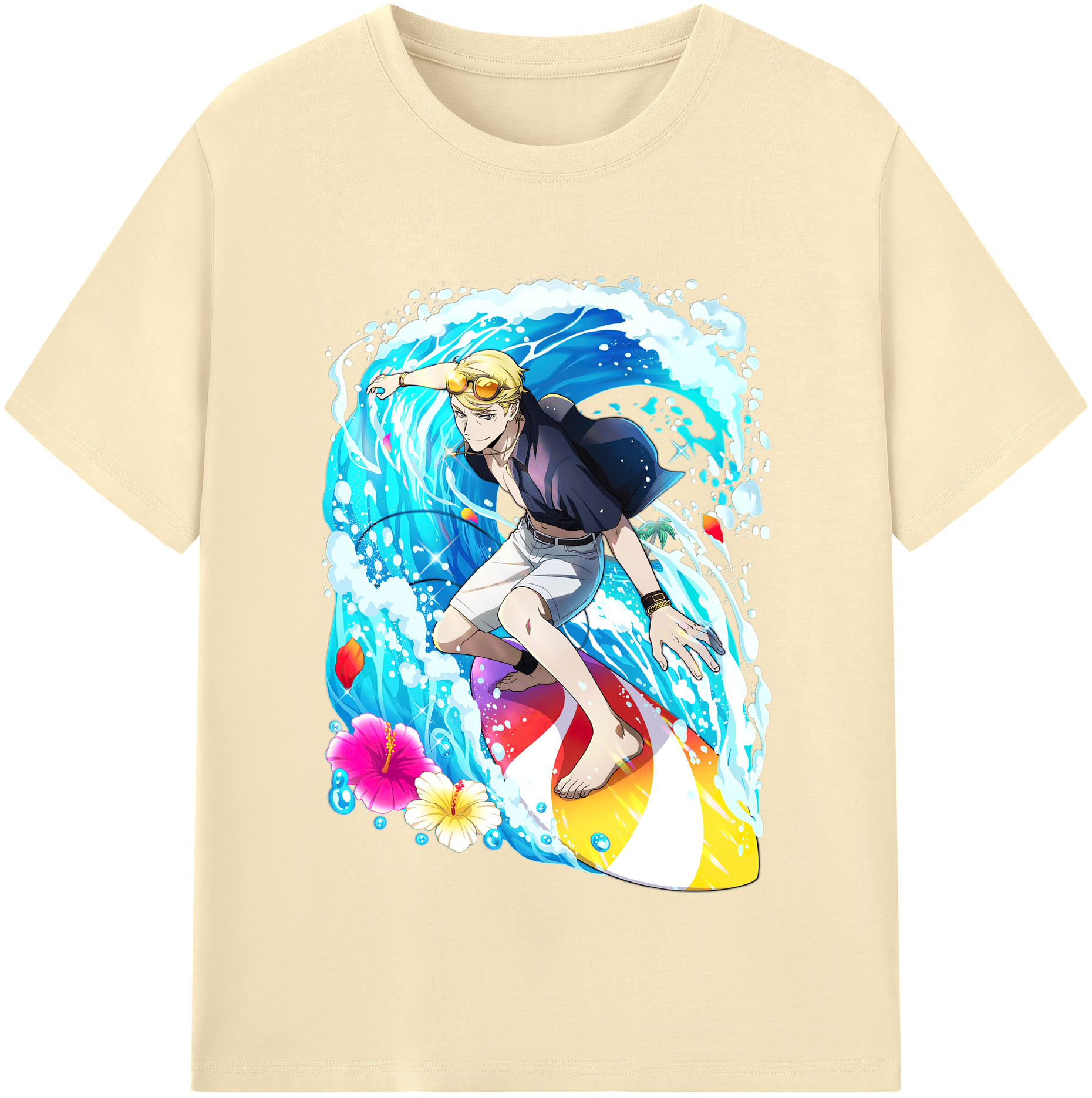 （画像用） 文豪ストレイドッグス Bungo Stray Dogs 綿100％半袖Tシャツ（フロントプリント）