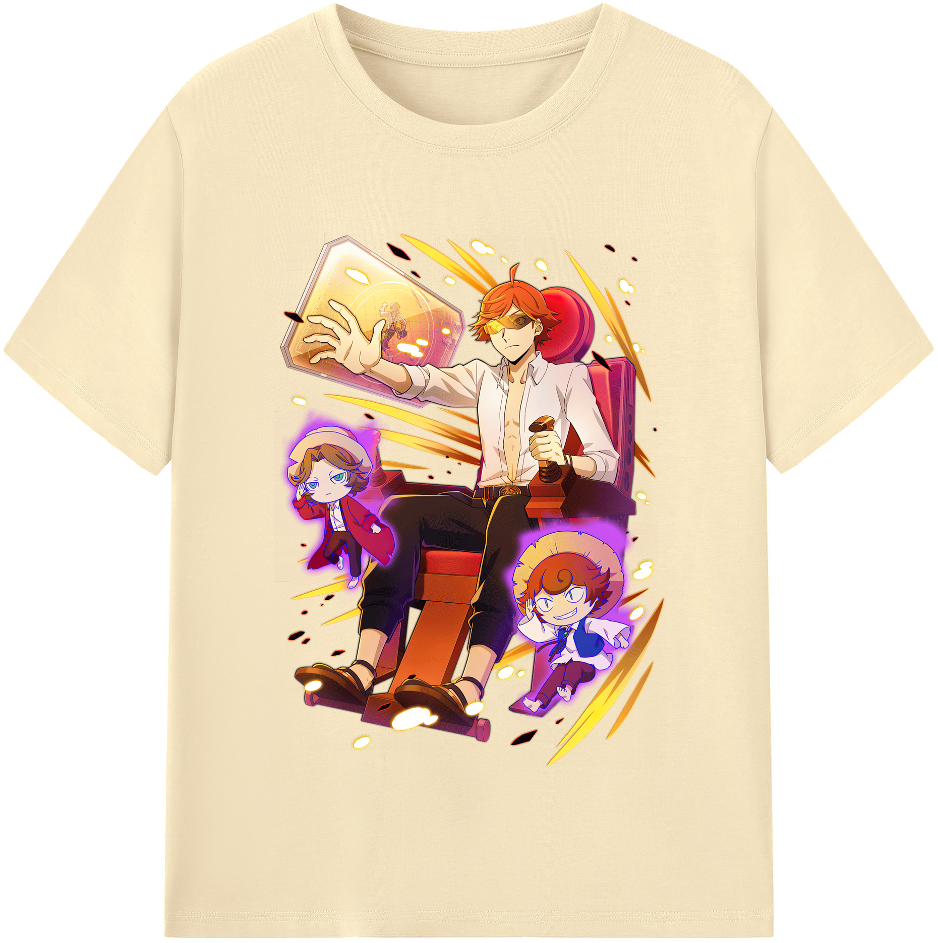 （画像用） 文豪ストレイドッグス Bungo Stray Dogs 綿100％半袖Tシャツ（フロントプリント）