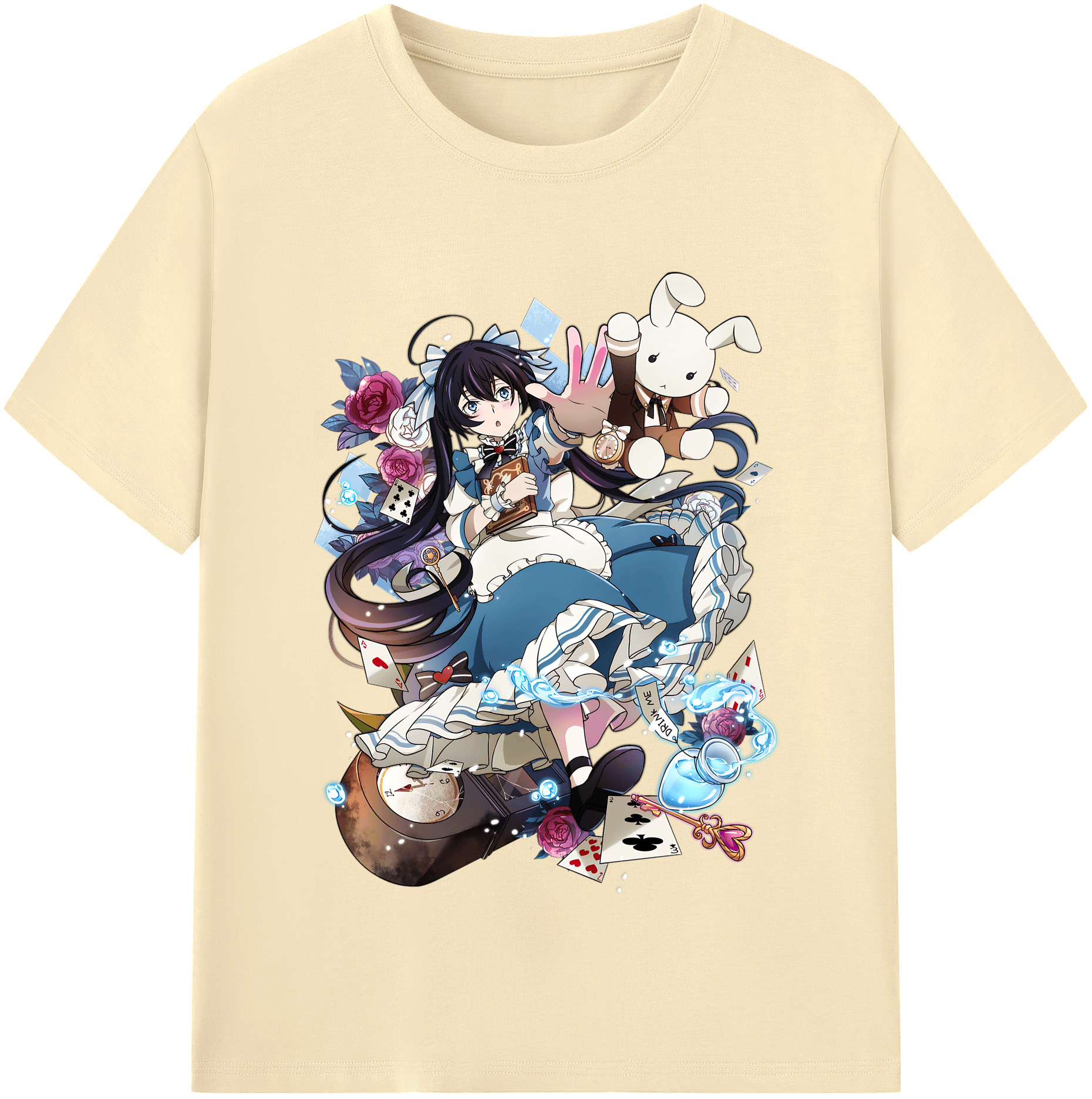（画像用） 文豪ストレイドッグス Bungo Stray Dogs 綿100％半袖Tシャツ（フロントプリント）