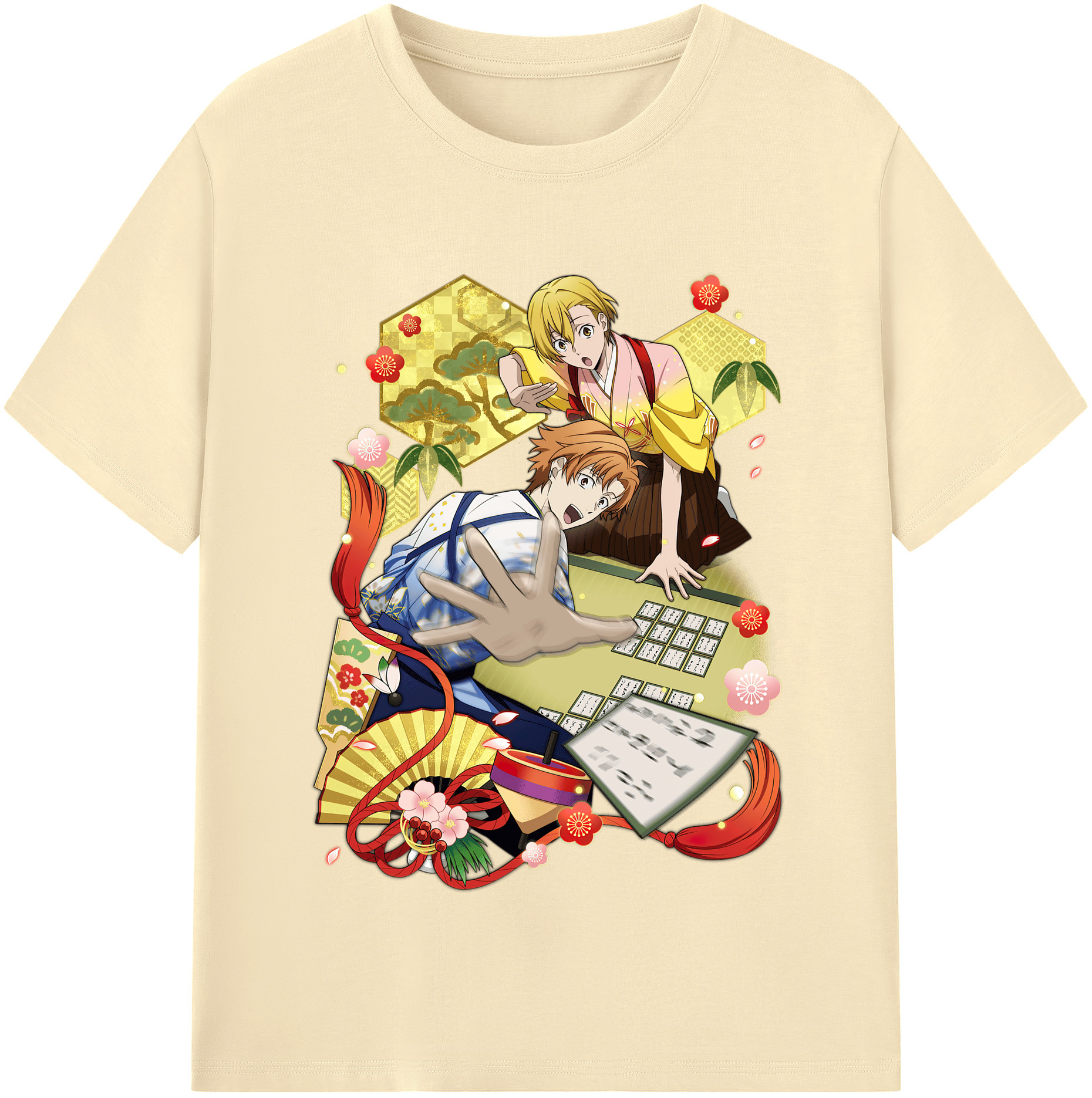 （画像用） 文豪ストレイドッグス Bungo Stray Dogs 綿100％半袖Tシャツ（フロントプリント）