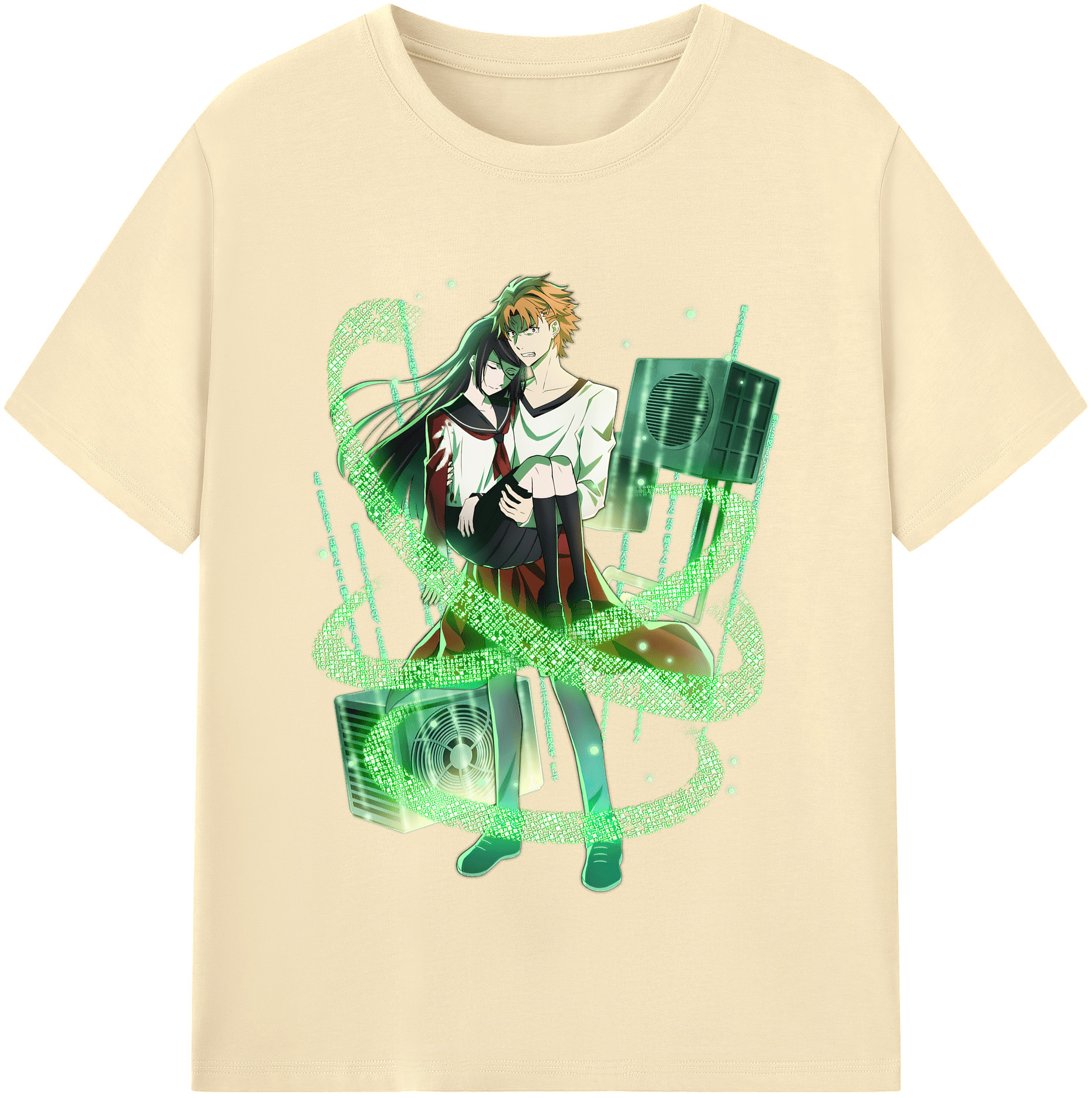 （画像用） 文豪ストレイドッグス Bungo Stray Dogs 綿100％半袖Tシャツ（フロントプリント）