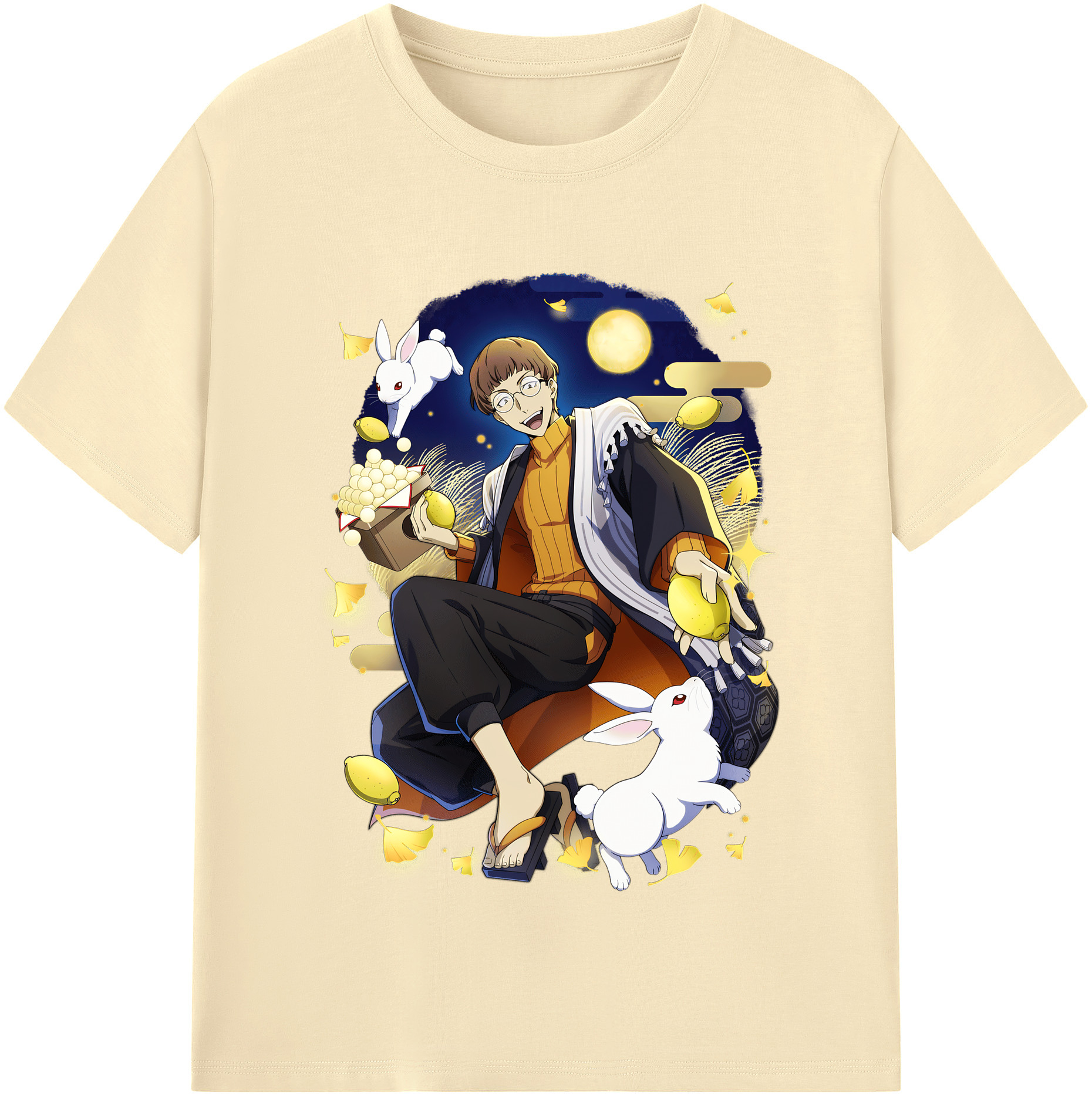 （画像用） 文豪ストレイドッグス Bungo Stray Dogs 綿100％半袖Tシャツ（フロントプリント）