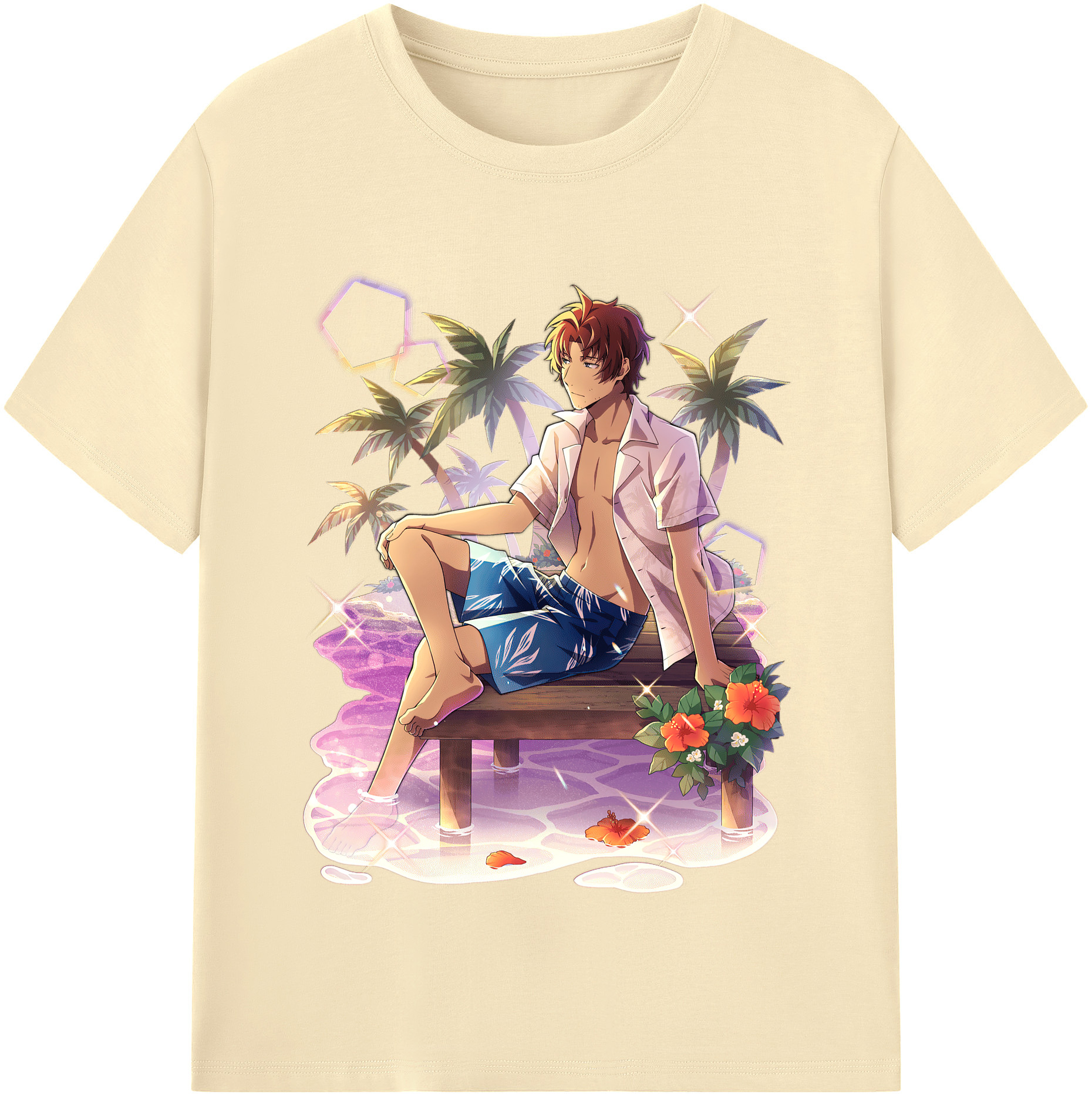 （画像用） 文豪ストレイドッグス Bungo Stray Dogs 綿100％半袖Tシャツ（フロントプリント）