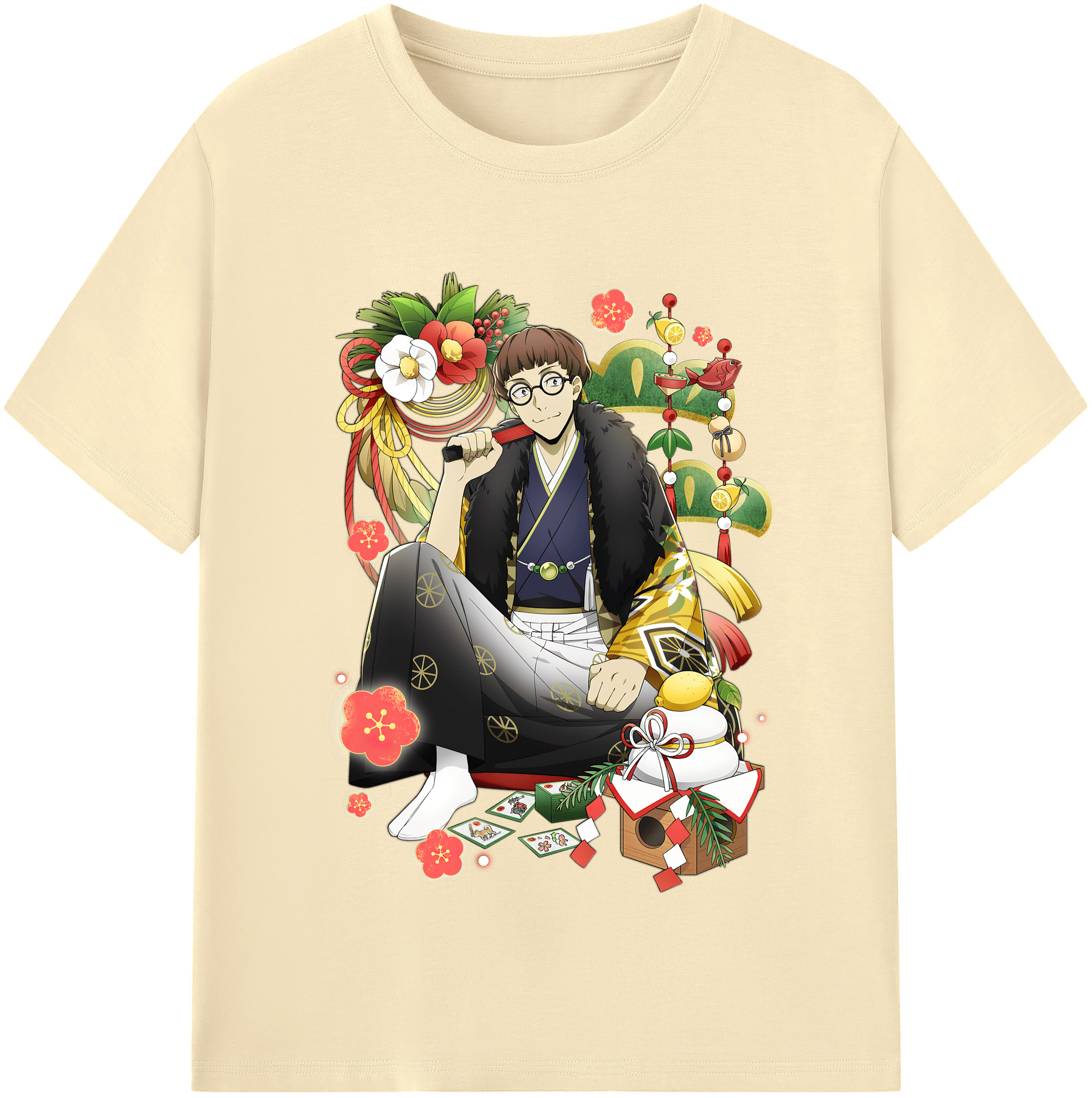 （画像用） 文豪ストレイドッグス Bungo Stray Dogs 綿100％半袖Tシャツ（フロントプリント）