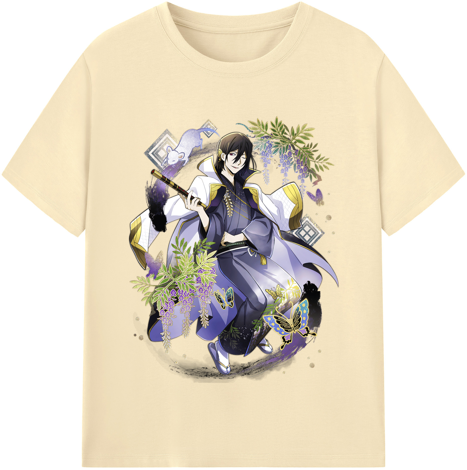 （画像用） 文豪ストレイドッグス Bungo Stray Dogs 綿100％半袖Tシャツ（フロントプリント）