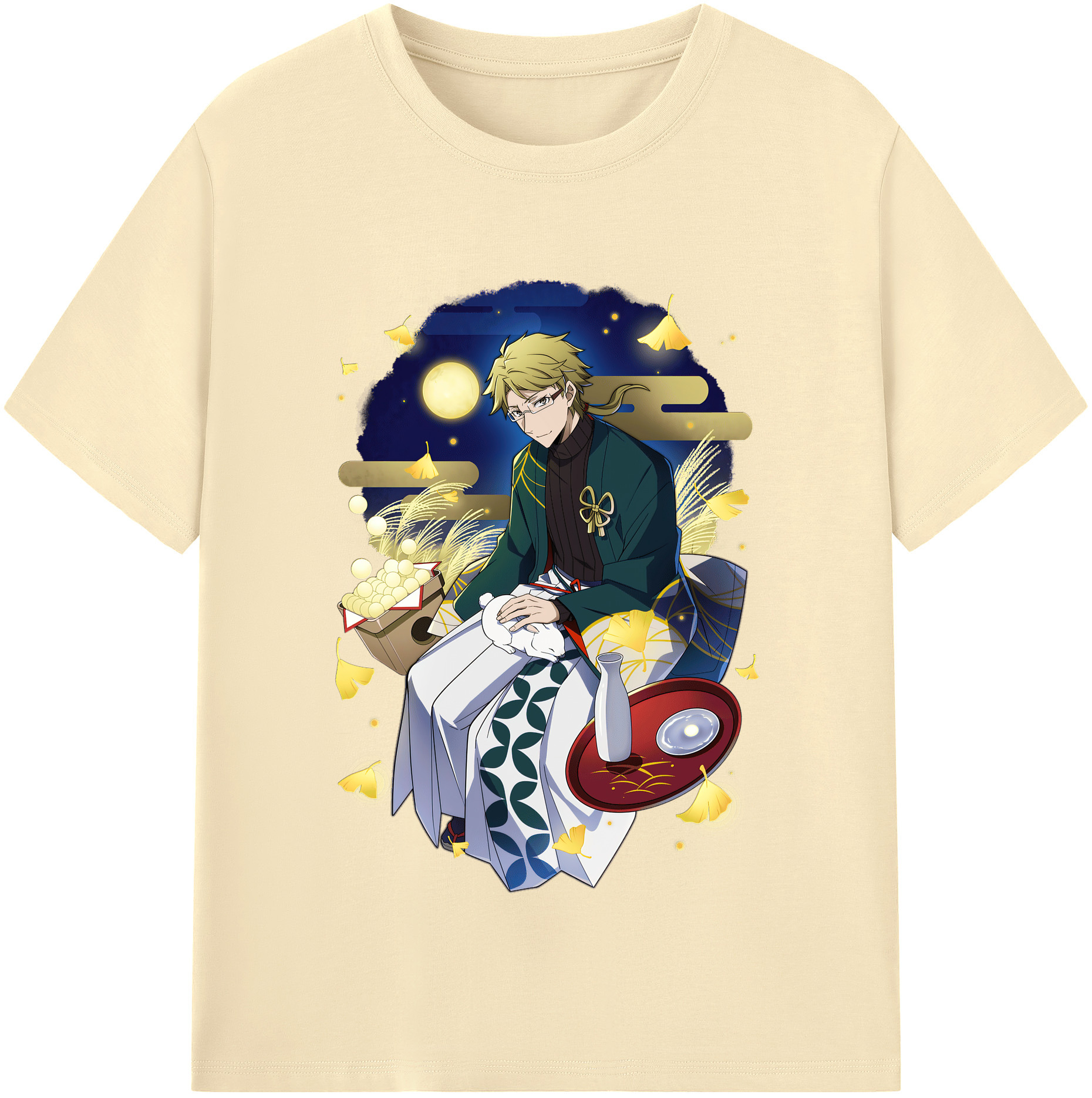 （画像用） 文豪ストレイドッグス Bungo Stray Dogs 綿100％半袖Tシャツ（フロントプリント）