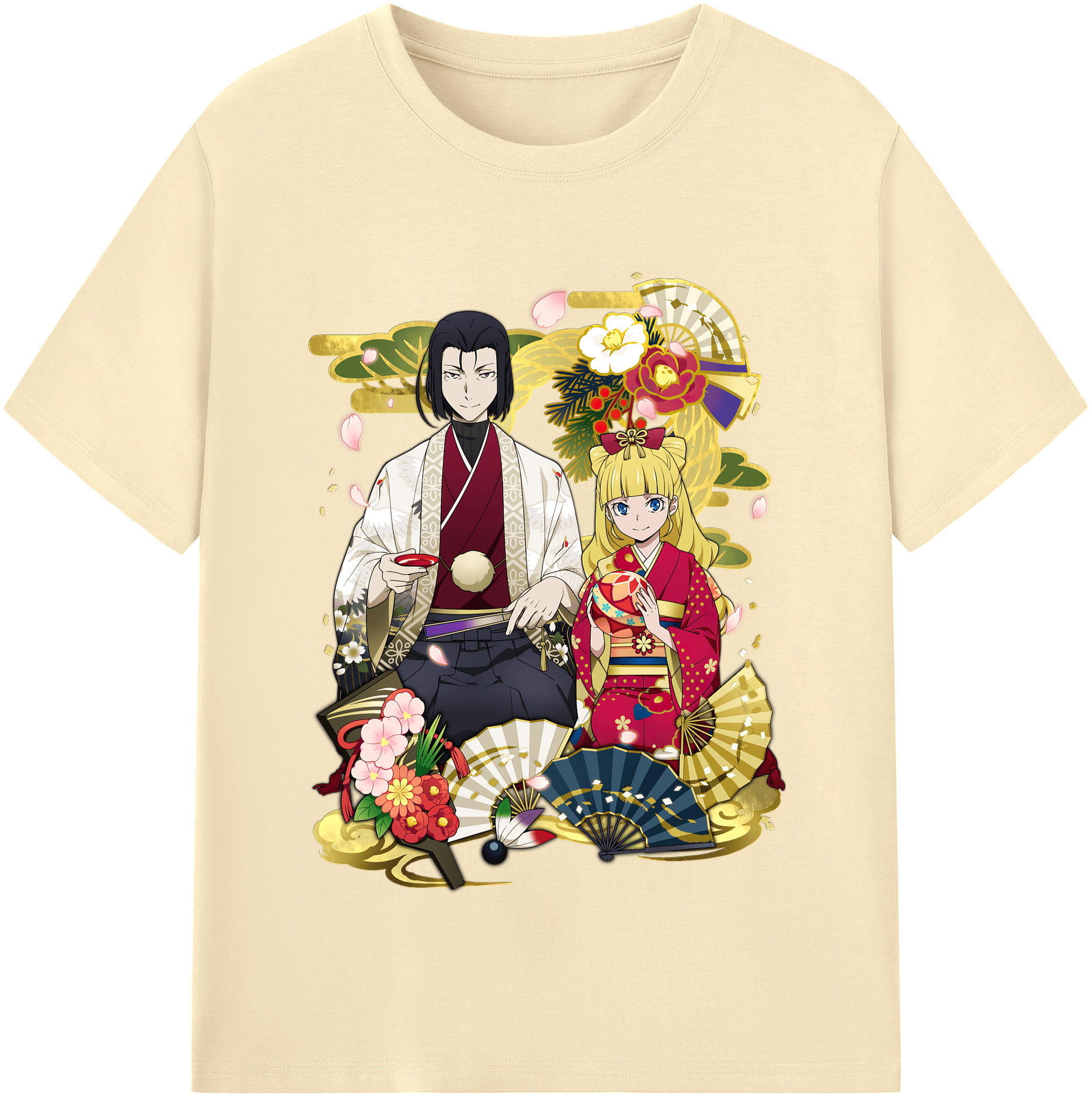 （画像用） 文豪ストレイドッグス Bungo Stray Dogs 綿100％半袖Tシャツ（フロントプリント）