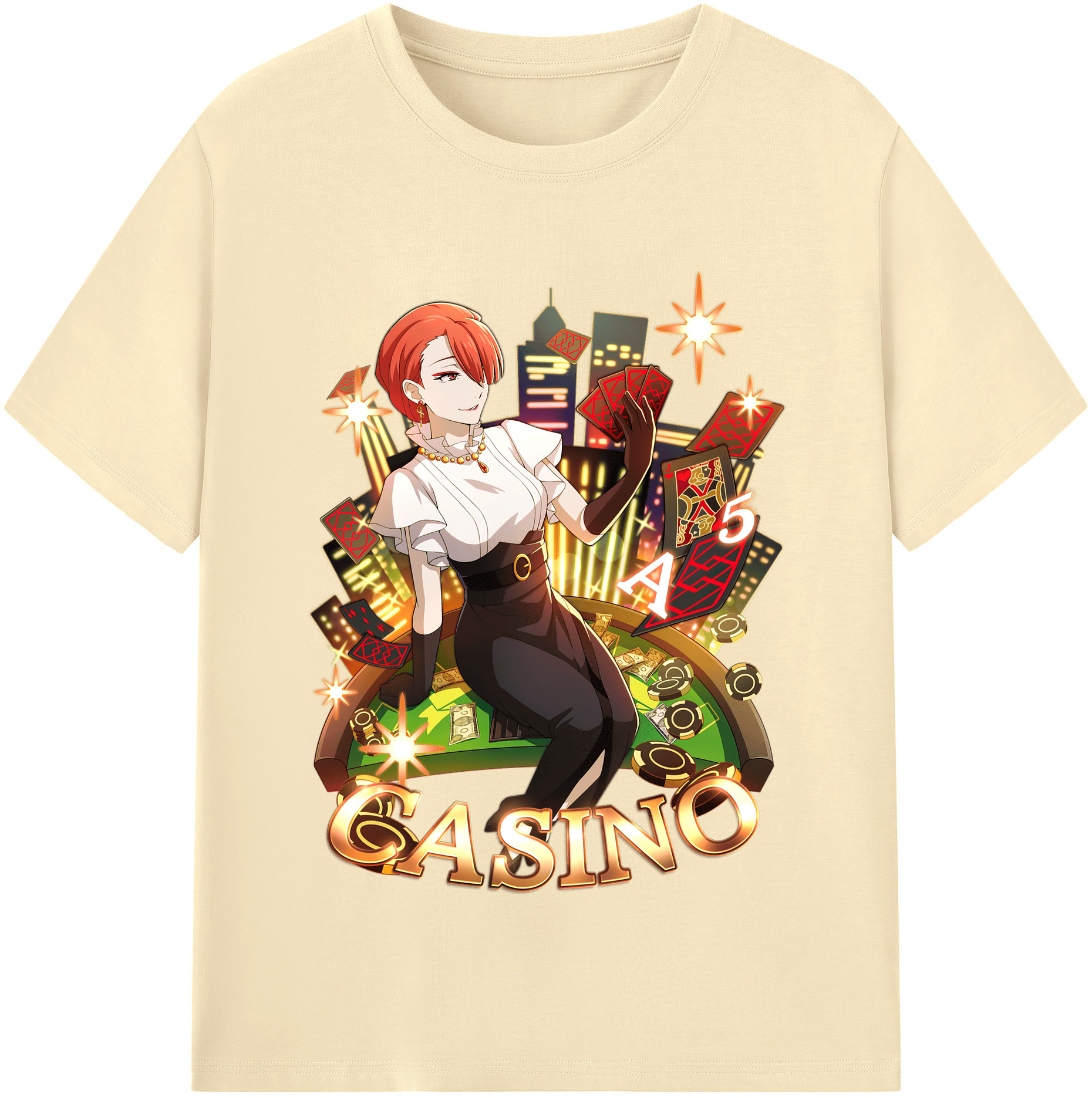 （画像用） 文豪ストレイドッグス Bungo Stray Dogs 綿100％半袖Tシャツ（フロントプリント）