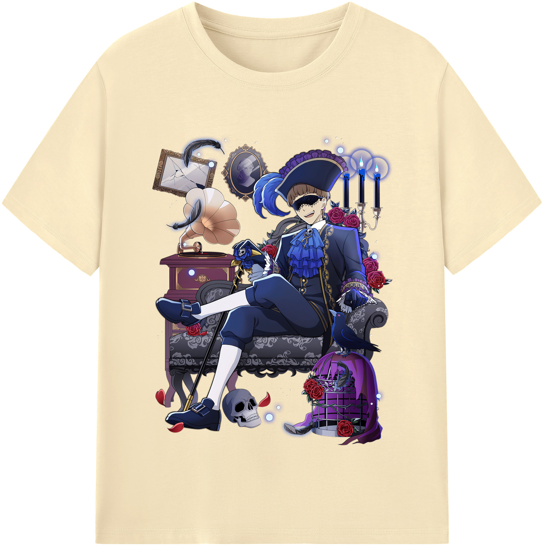 （画像用） 文豪ストレイドッグス Bungo Stray Dogs 綿100％半袖Tシャツ（フロントプリント）