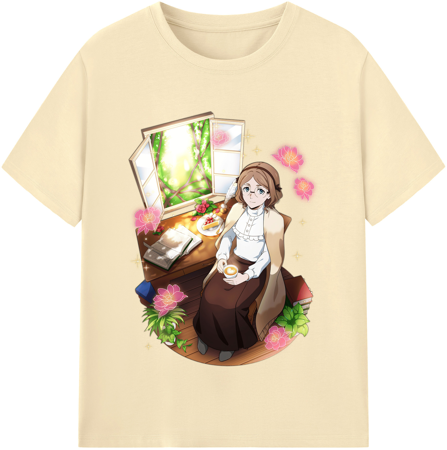 （画像用） 文豪ストレイドッグス Bungo Stray Dogs 綿100％半袖Tシャツ（フロントプリント）
