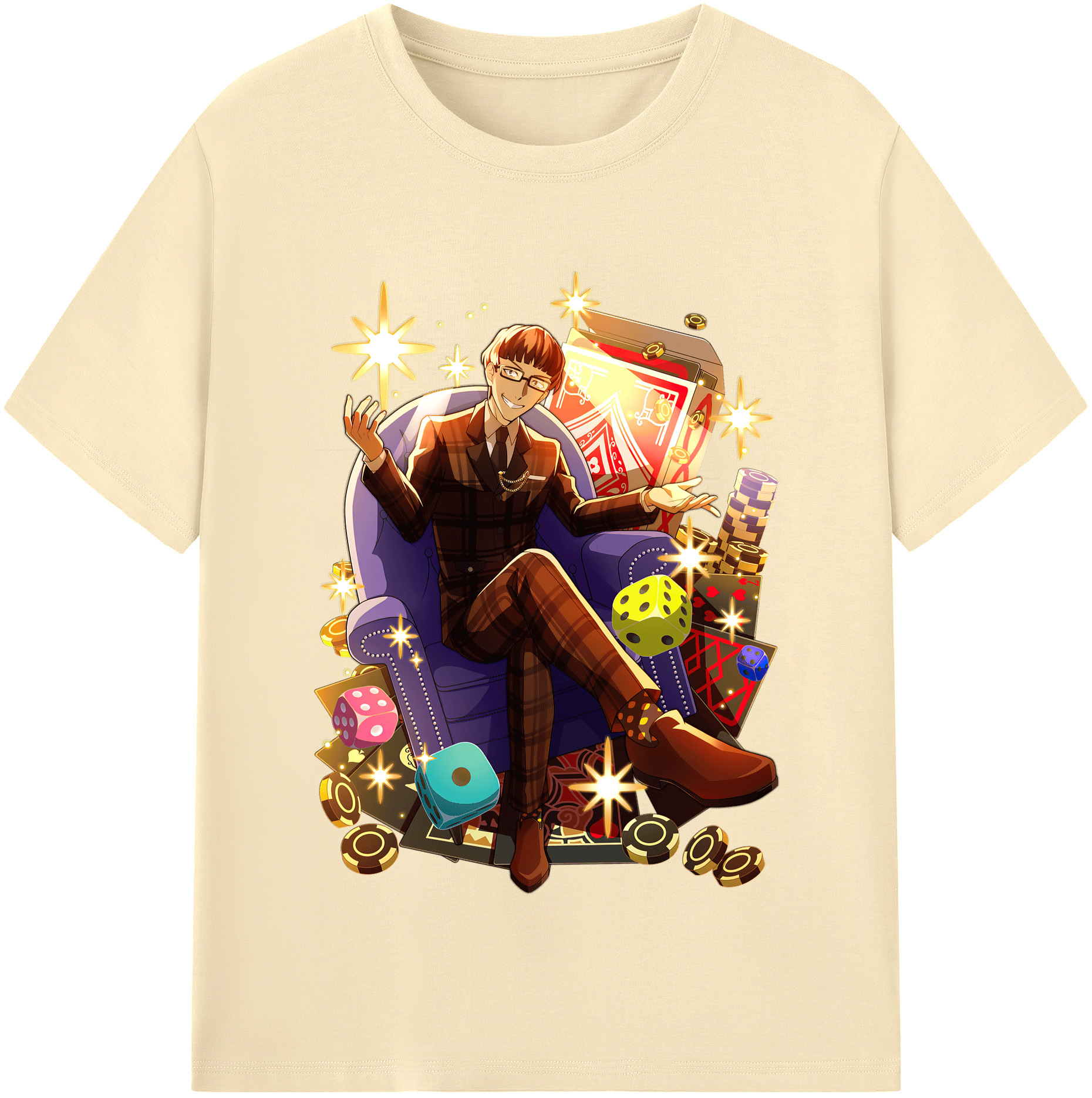 （画像用） 文豪ストレイドッグス Bungo Stray Dogs 綿100％半袖Tシャツ（フロントプリント）