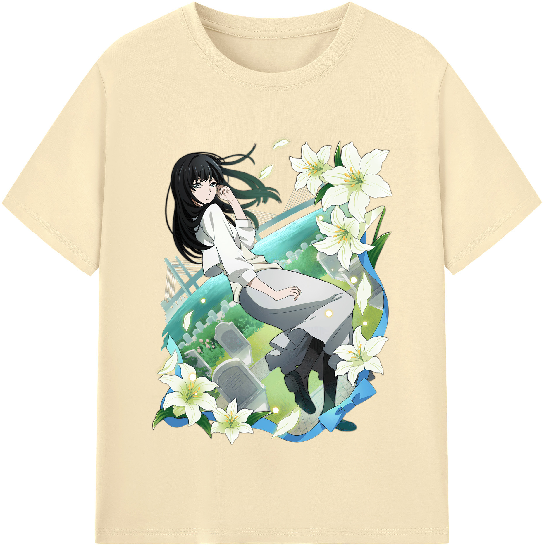 （画像用） 文豪ストレイドッグス Bungo Stray Dogs 綿100％半袖Tシャツ（フロントプリント）