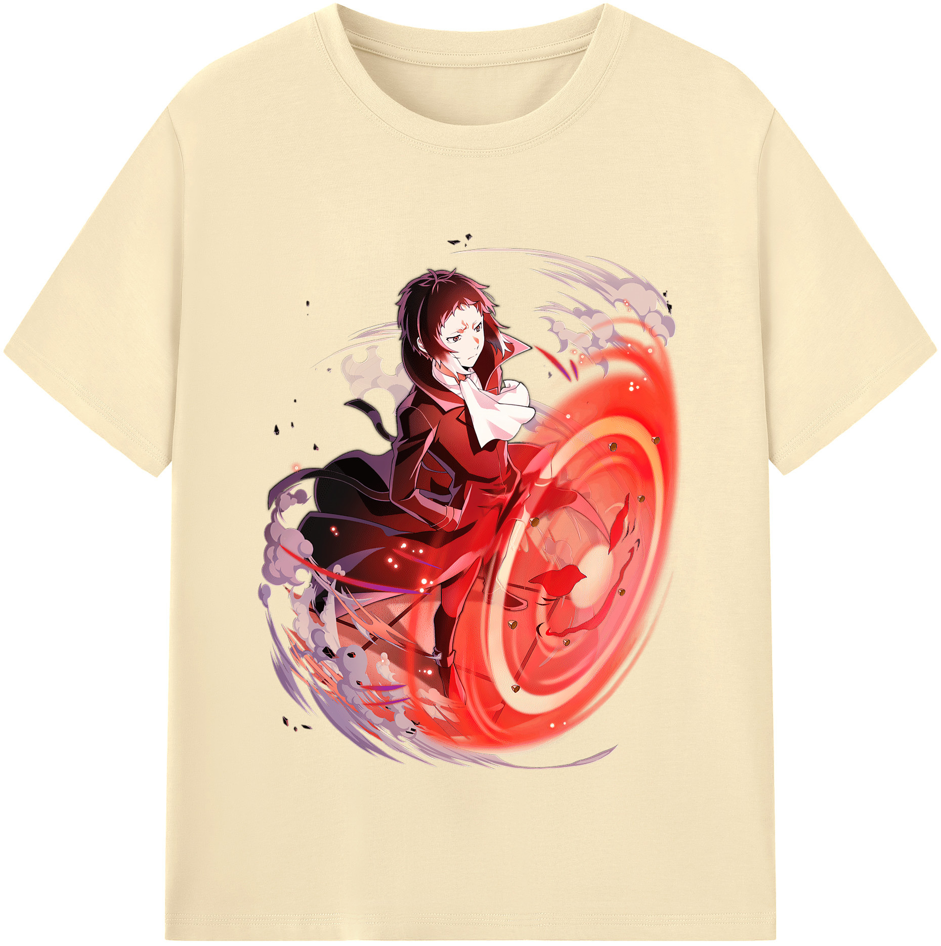 （画像用） 文豪ストレイドッグス Bungo Stray Dogs 綿100％半袖Tシャツ（フロントプリント）