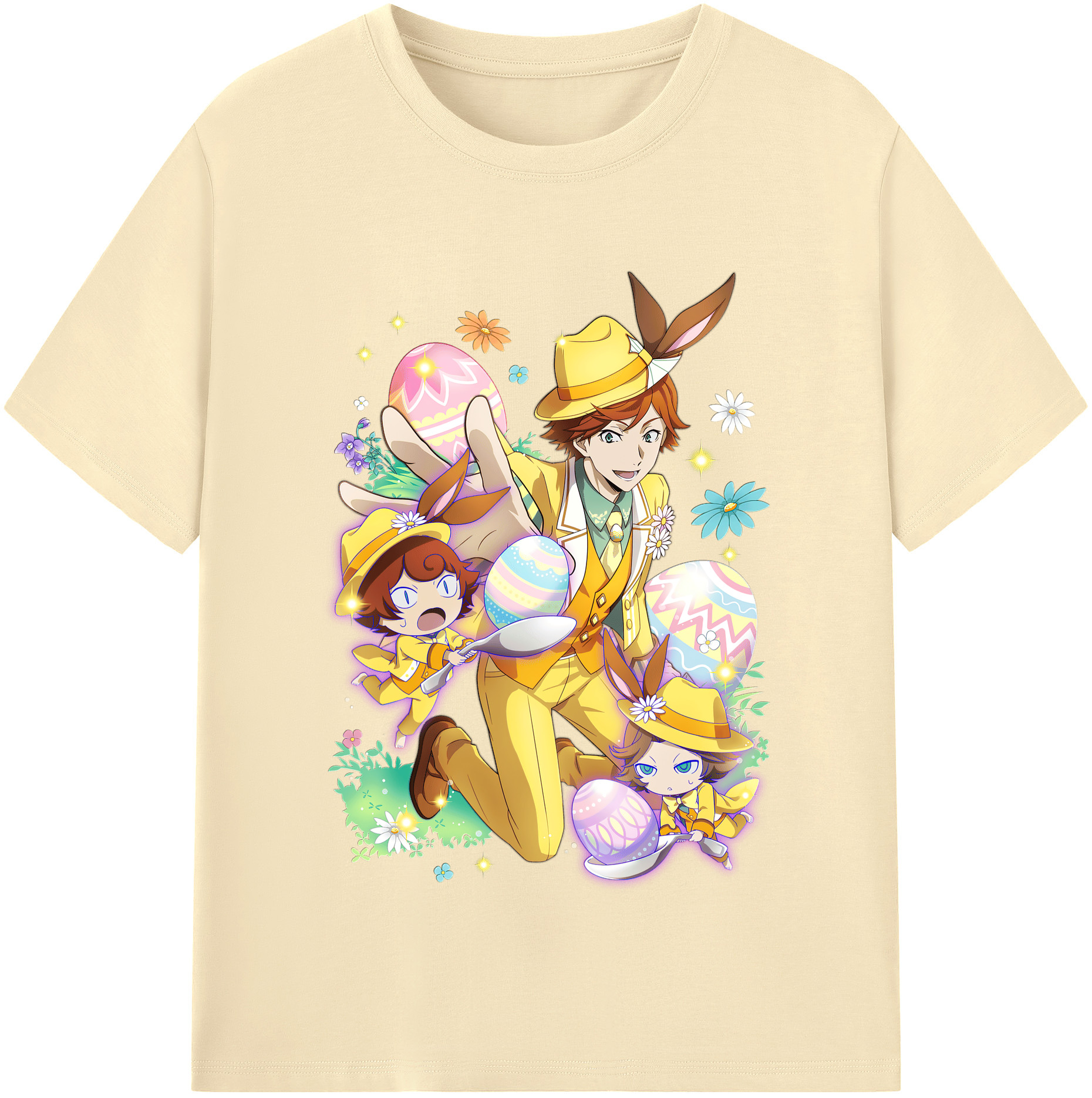 （画像用） 文豪ストレイドッグス Bungo Stray Dogs 綿100％半袖Tシャツ（フロントプリント）
