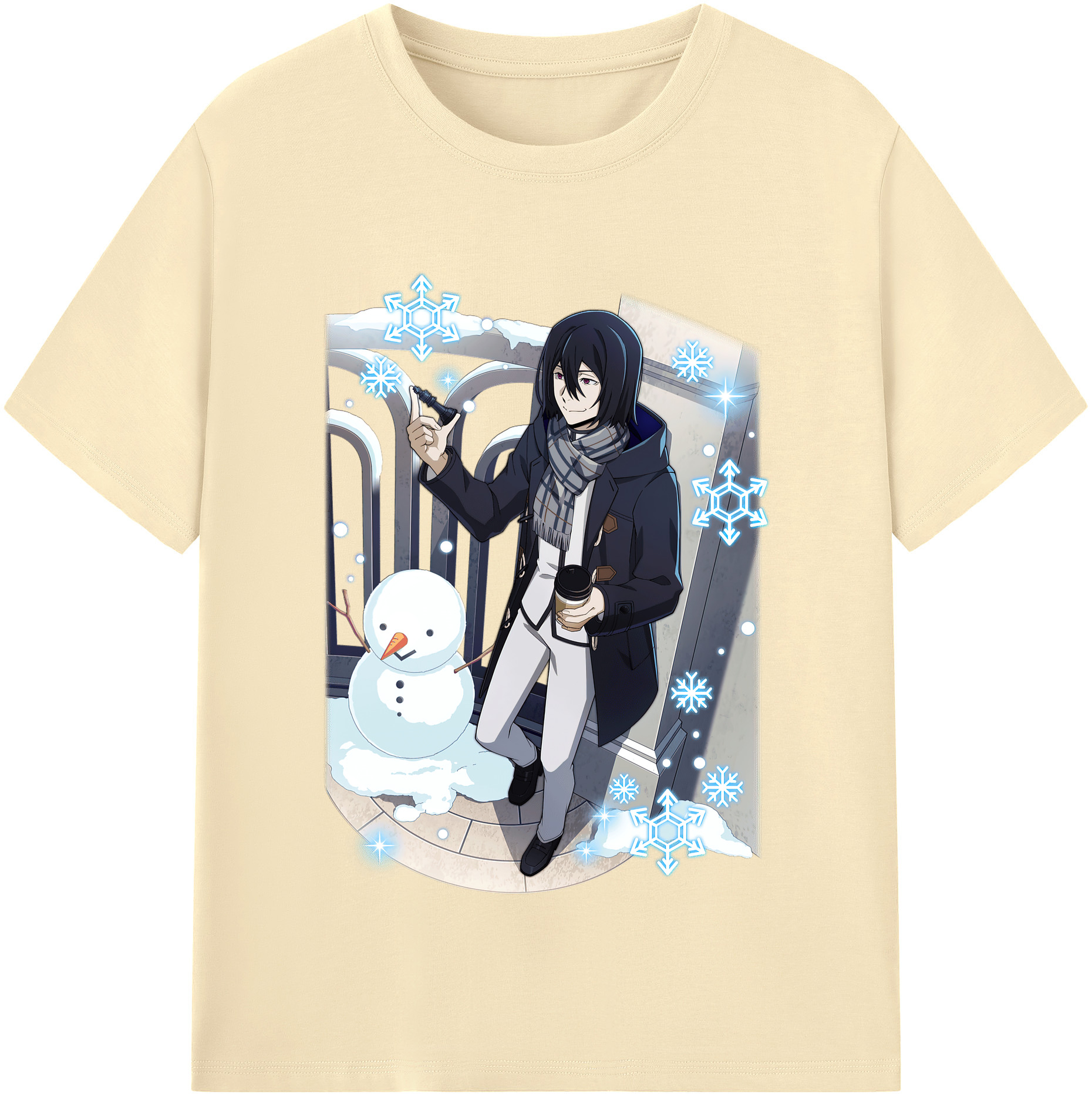 （画像用） 文豪ストレイドッグス Bungo Stray Dogs 綿100％半袖Tシャツ（フロントプリント）