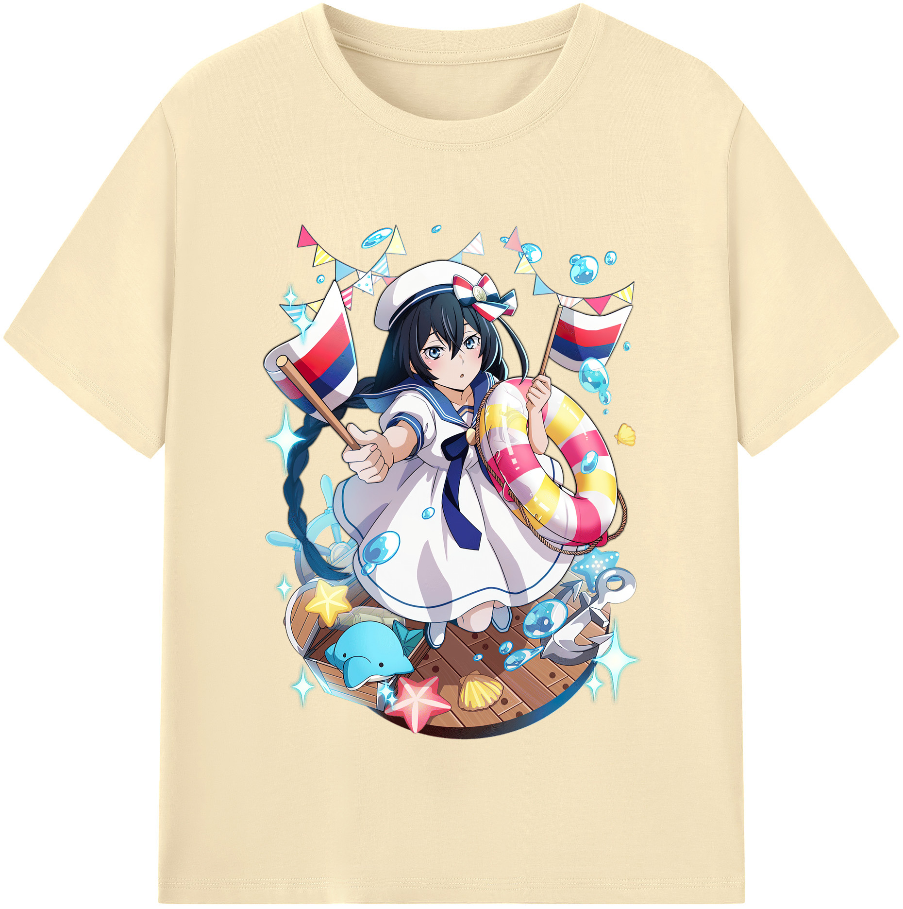 （画像用） 文豪ストレイドッグス Bungo Stray Dogs 綿100％半袖Tシャツ（フロントプリント）