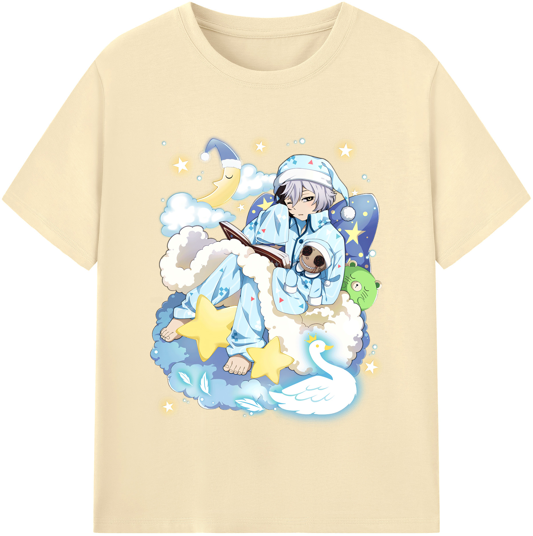（画像用） 文豪ストレイドッグス Bungo Stray Dogs 綿100％半袖Tシャツ（フロントプリント）