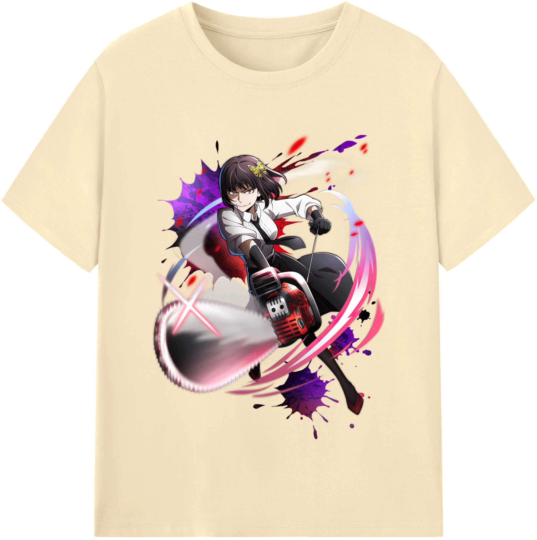 （画像用） 文豪ストレイドッグス Bungo Stray Dogs 綿100％半袖Tシャツ（フロントプリント）