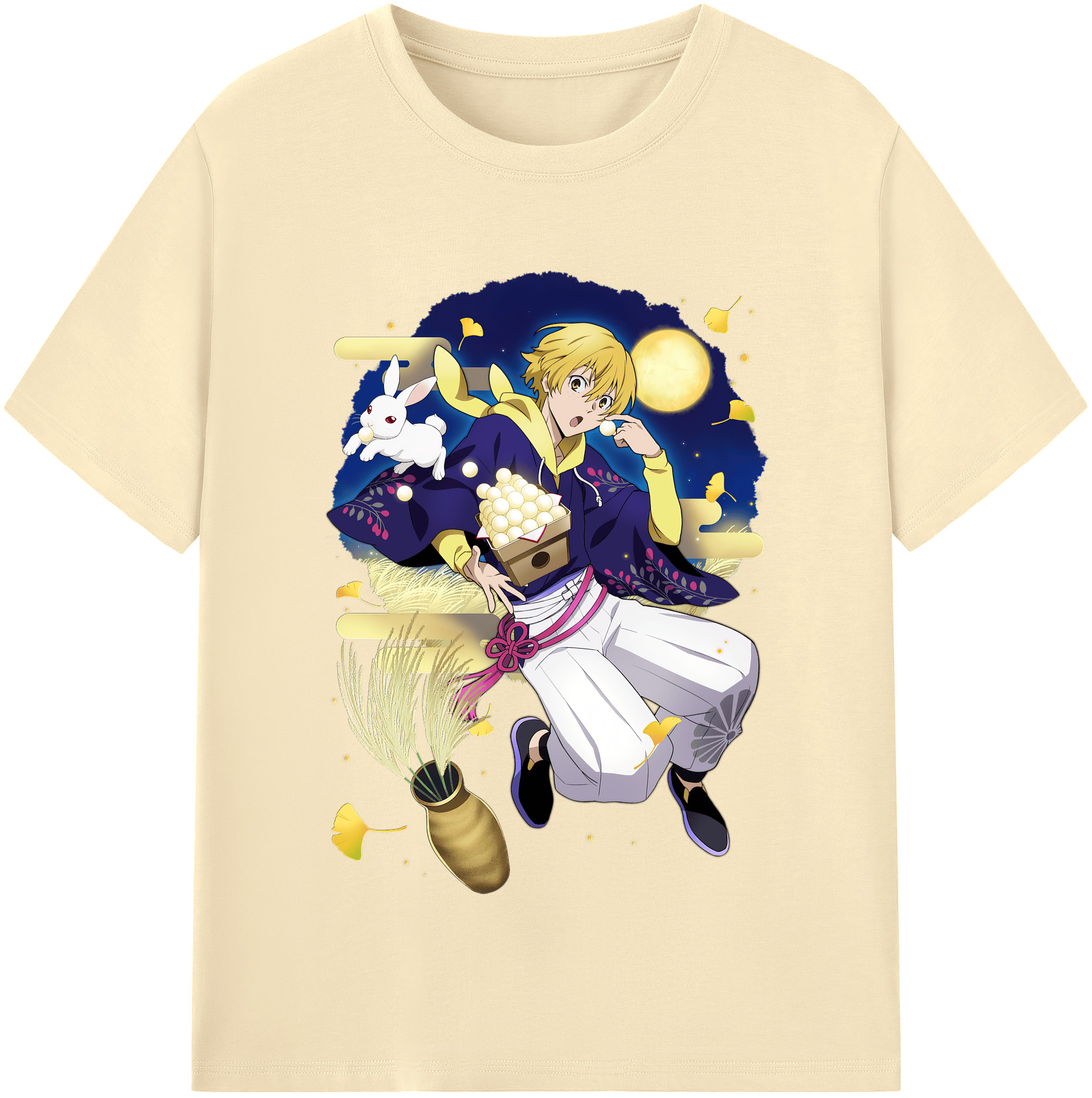 （画像用） 文豪ストレイドッグス Bungo Stray Dogs 綿100％半袖Tシャツ（フロントプリント）