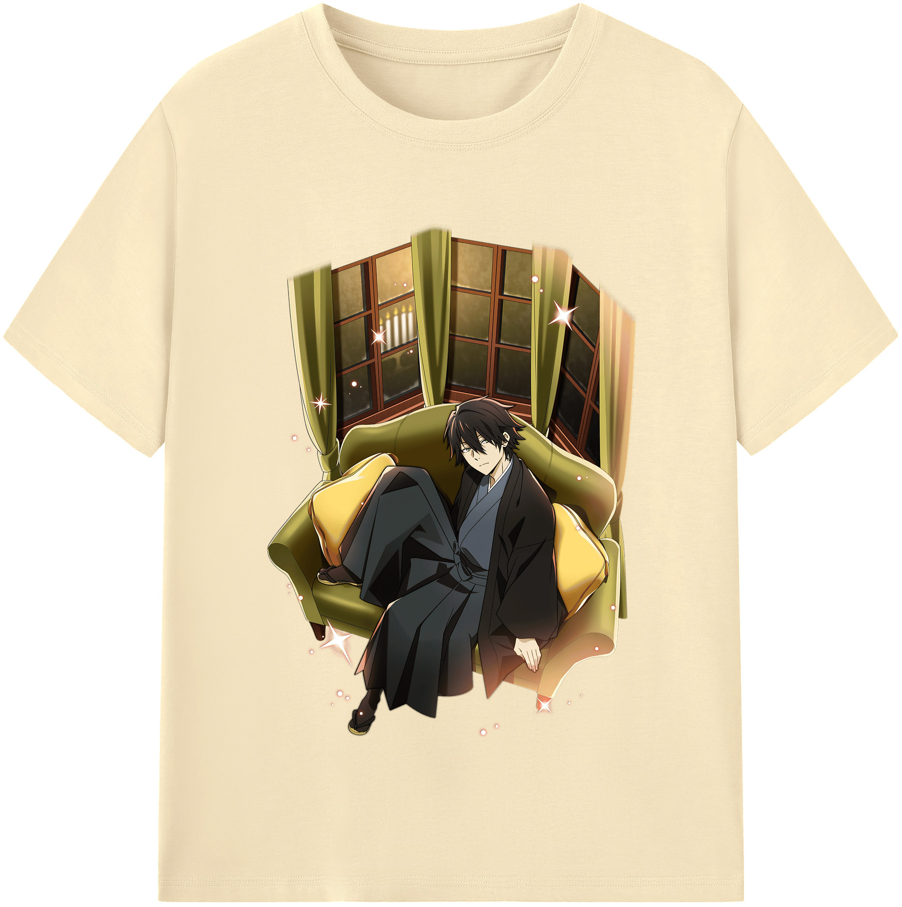 （画像用） 文豪ストレイドッグス Bungo Stray Dogs 綿100％半袖Tシャツ（フロントプリント）