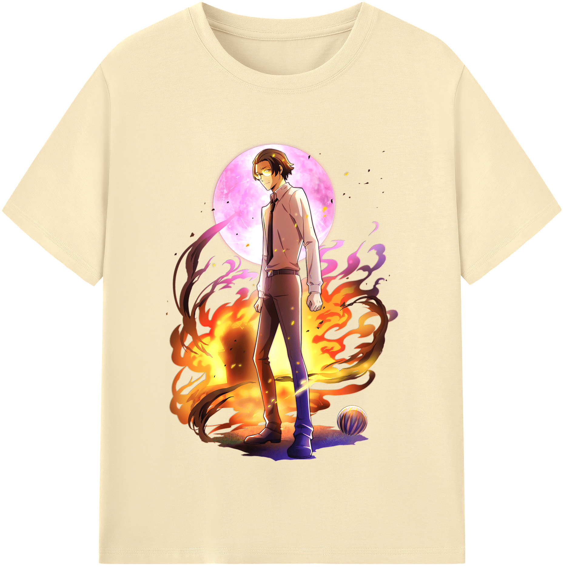（画像用） 文豪ストレイドッグス Bungo Stray Dogs 綿100％半袖Tシャツ（フロントプリント）