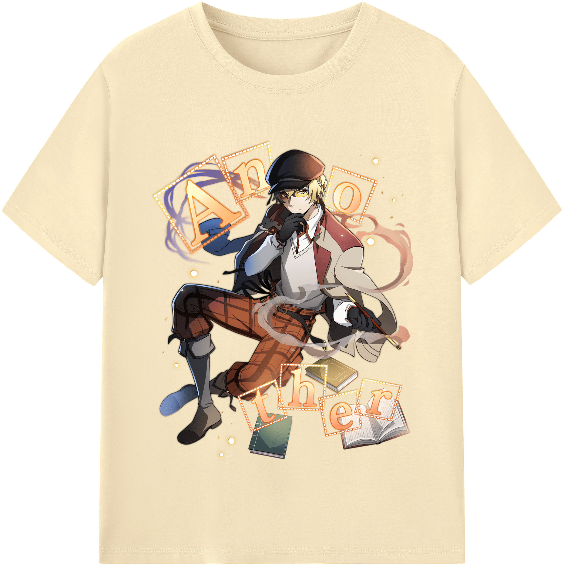 （画像用） 文豪ストレイドッグス Bungo Stray Dogs 綿100％半袖Tシャツ（フロントプリント）