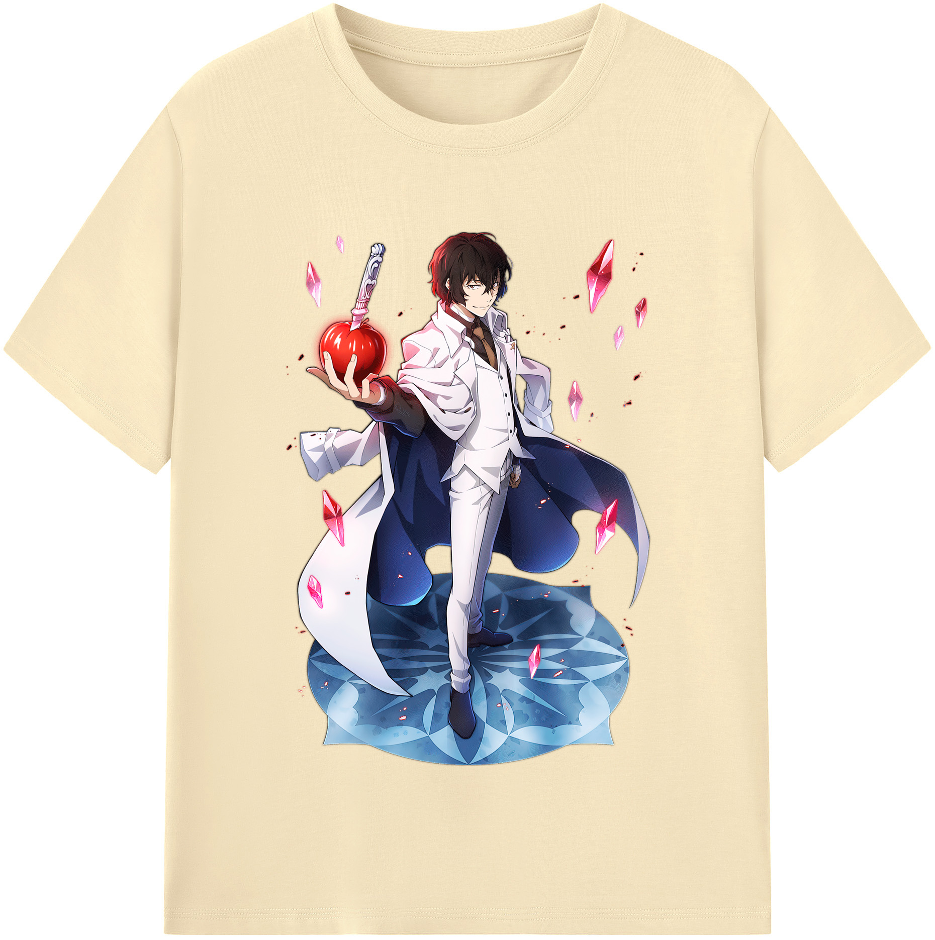 （画像用） 文豪ストレイドッグス Bungo Stray Dogs 綿100％半袖Tシャツ（フロントプリント）