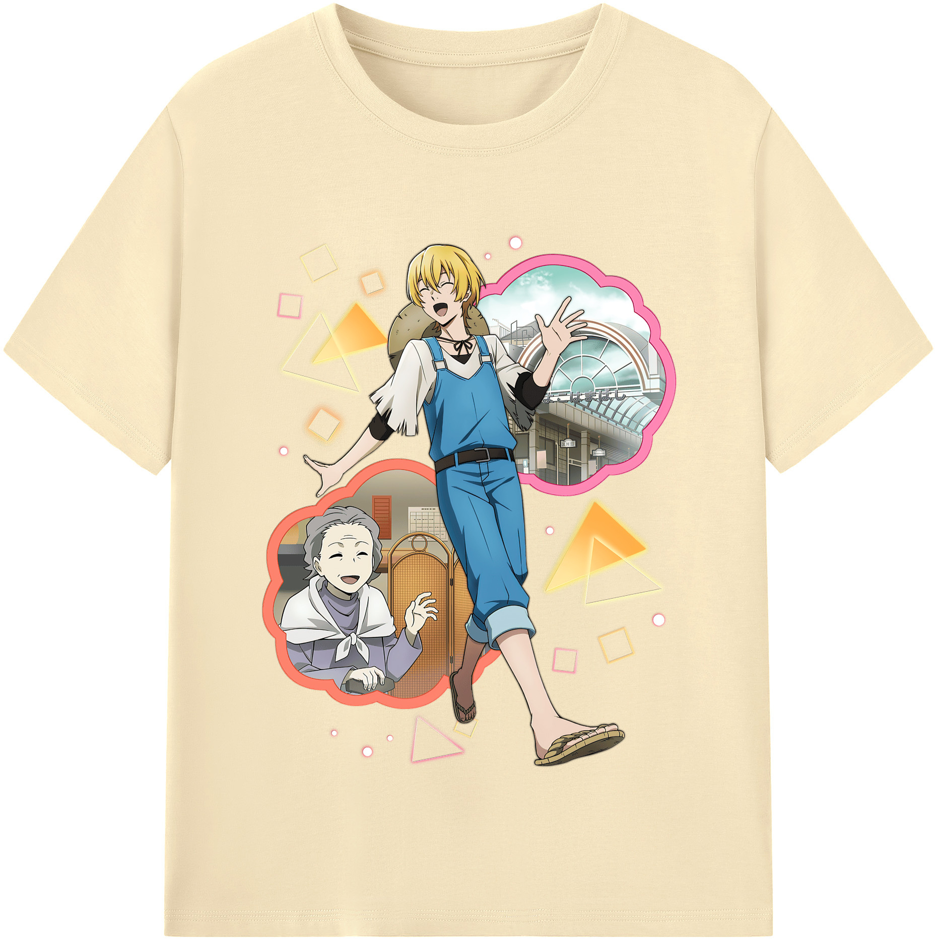 （画像用） 文豪ストレイドッグス Bungo Stray Dogs 綿100％半袖Tシャツ（フロントプリント）