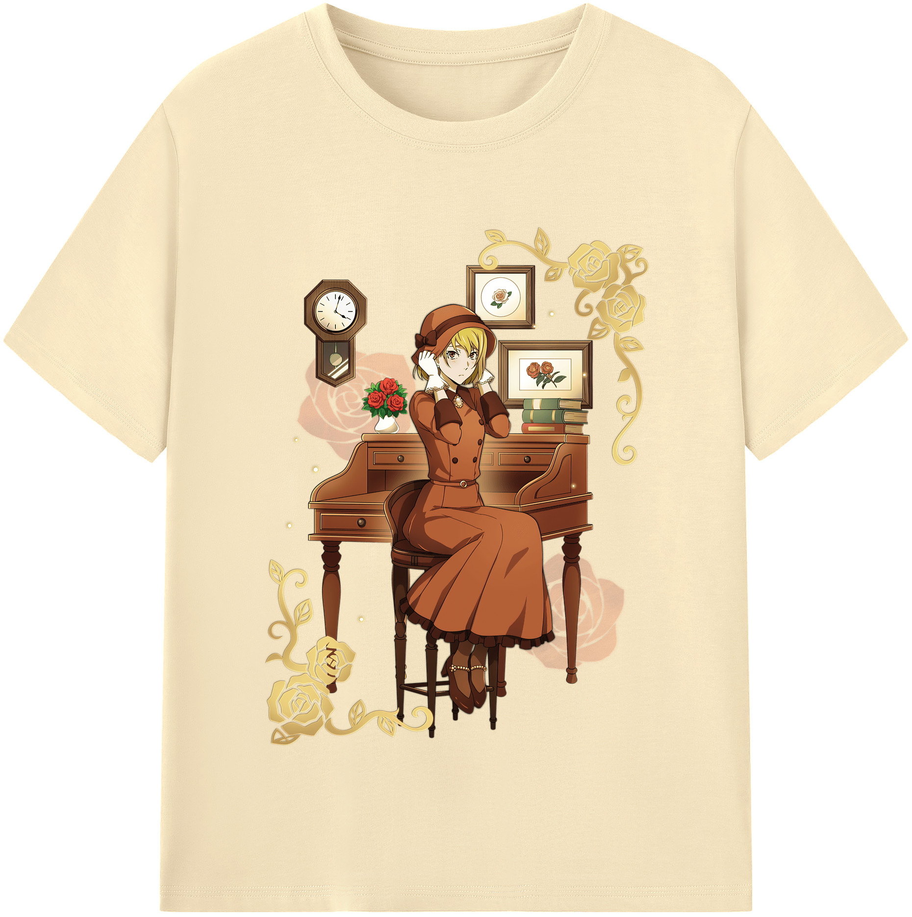 （画像用） 文豪ストレイドッグス Bungo Stray Dogs 綿100％半袖Tシャツ（フロントプリント）
