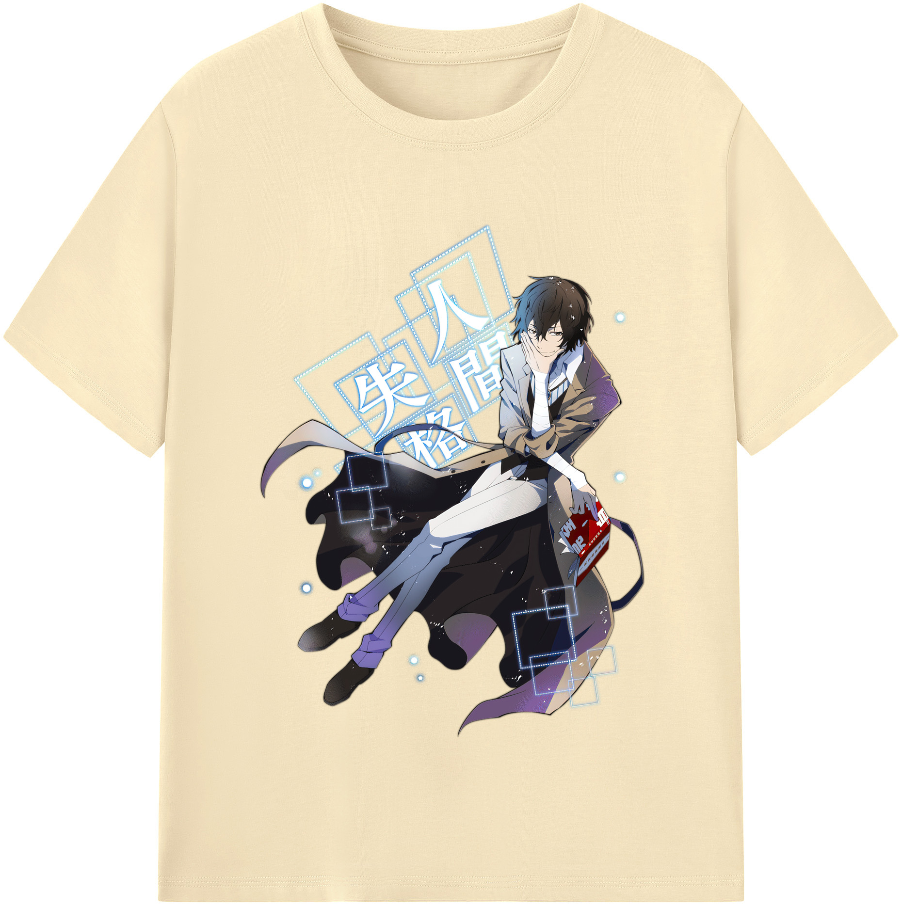 （画像用） 文豪ストレイドッグス Bungo Stray Dogs 綿100％半袖Tシャツ（フロントプリント）
