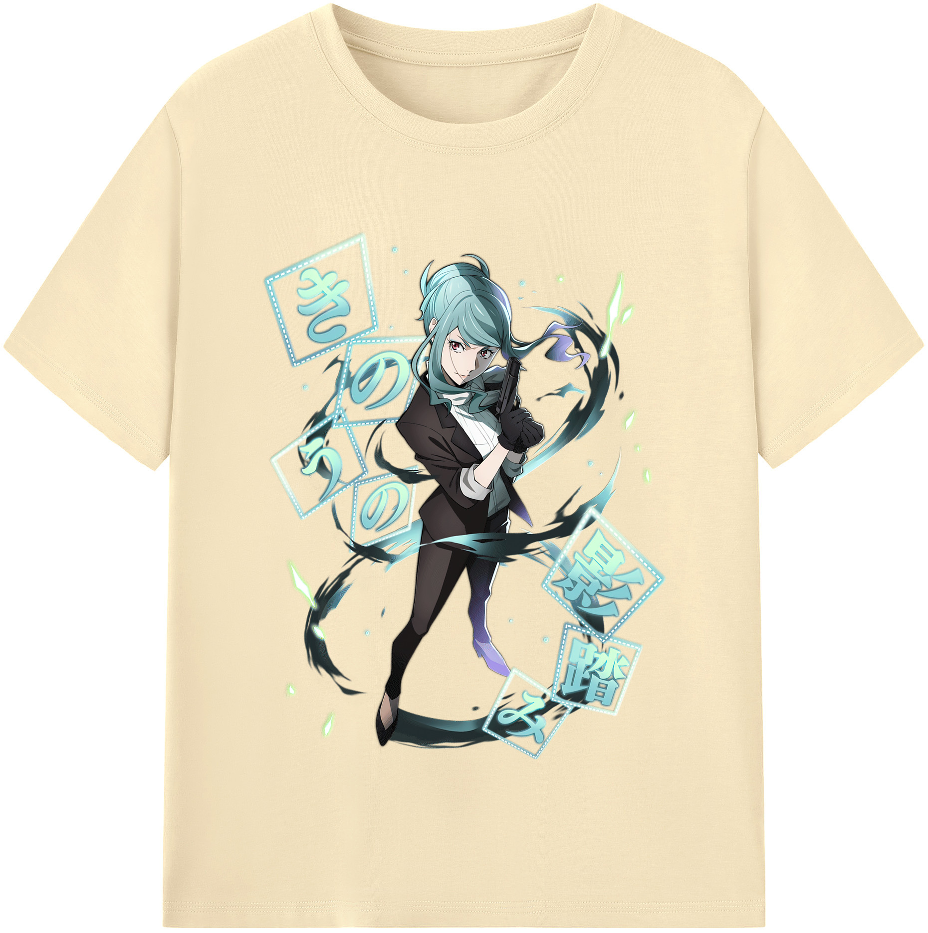 （画像用） 文豪ストレイドッグス Bungo Stray Dogs 綿100％半袖Tシャツ（フロントプリント）