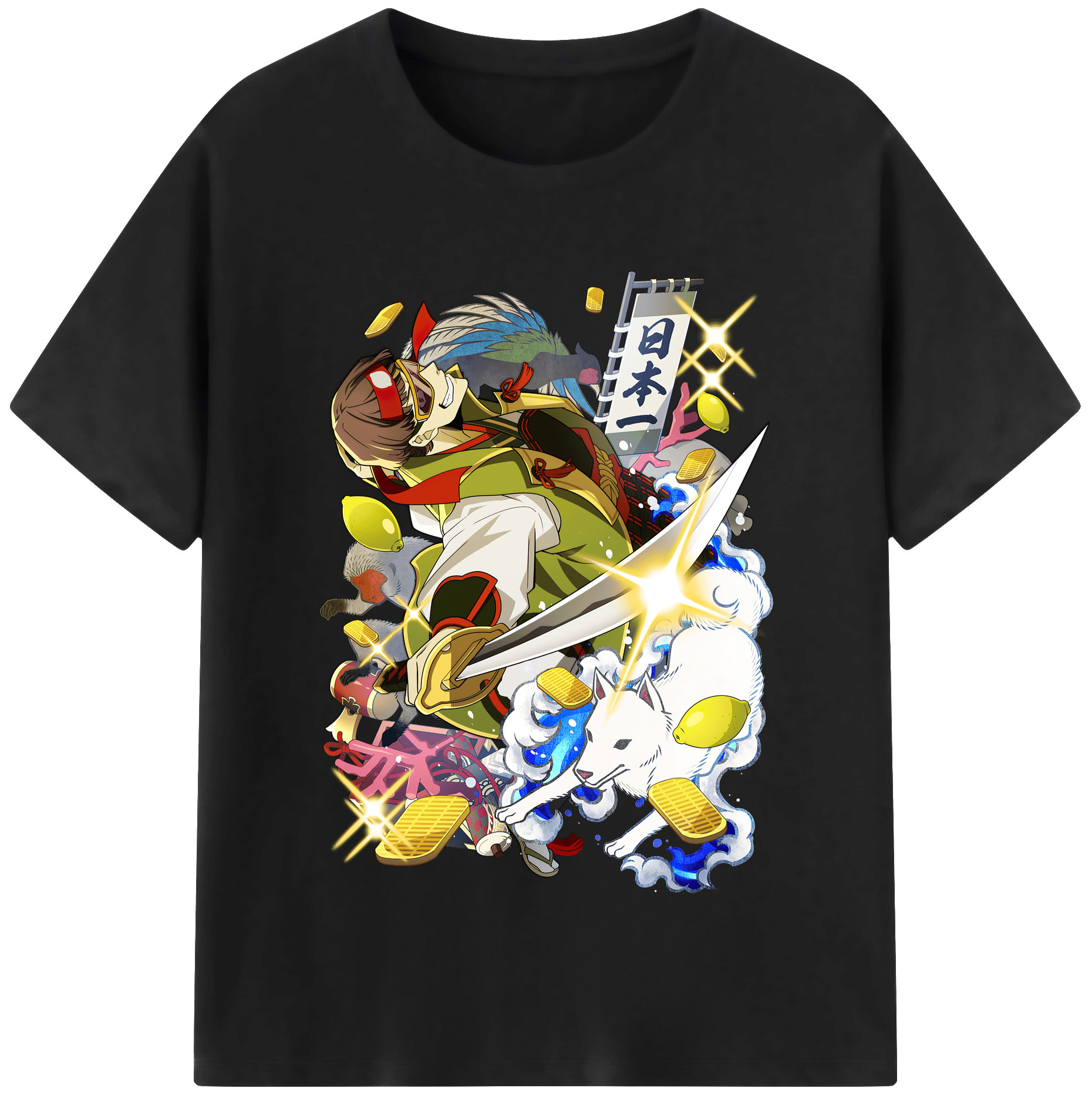 （画像用） 文豪ストレイドッグス Bungo Stray Dogs 綿100％半袖Tシャツ（フロントプリント）