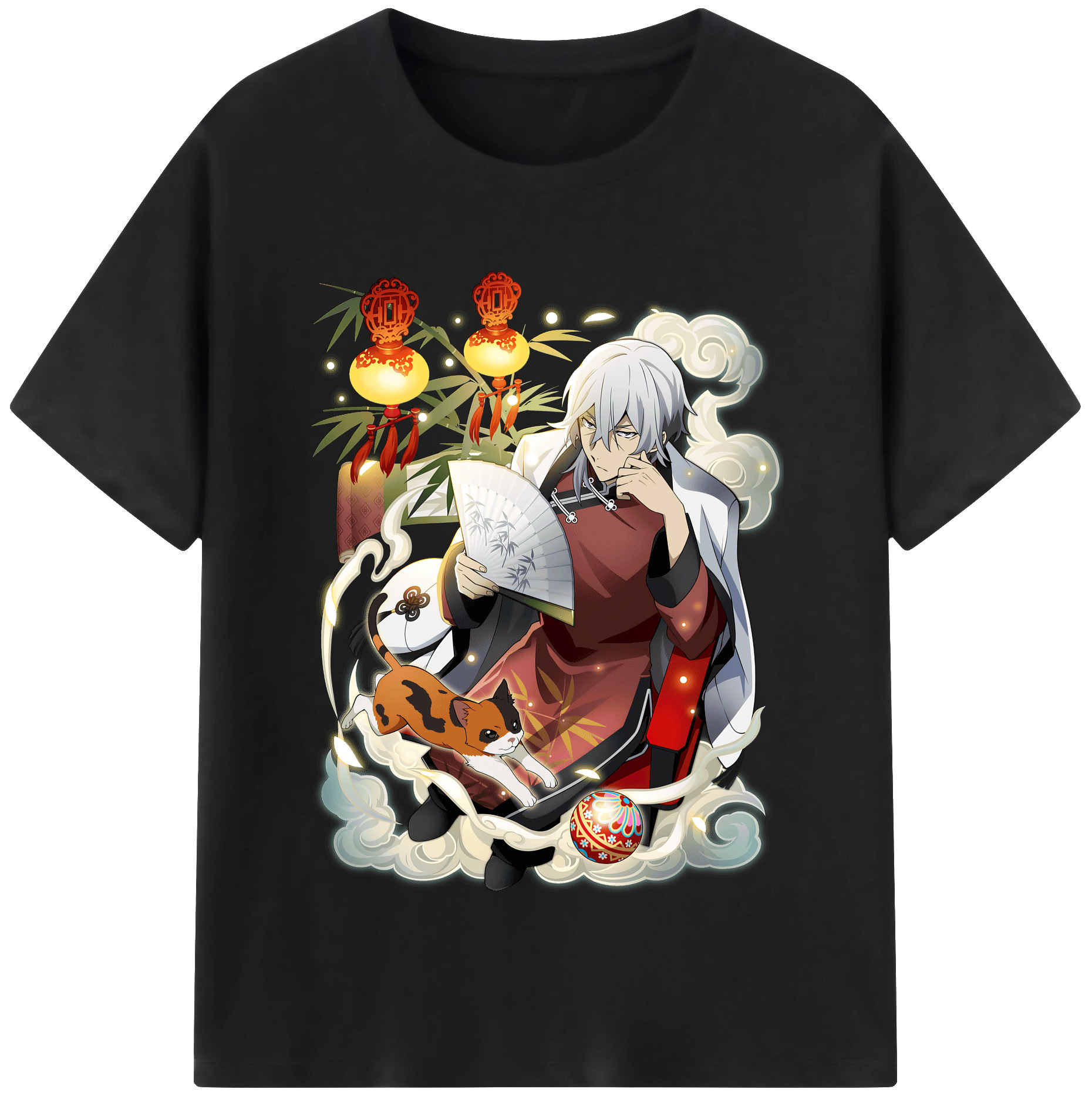（画像用） 文豪ストレイドッグス Bungo Stray Dogs 綿100％半袖Tシャツ（フロントプリント）