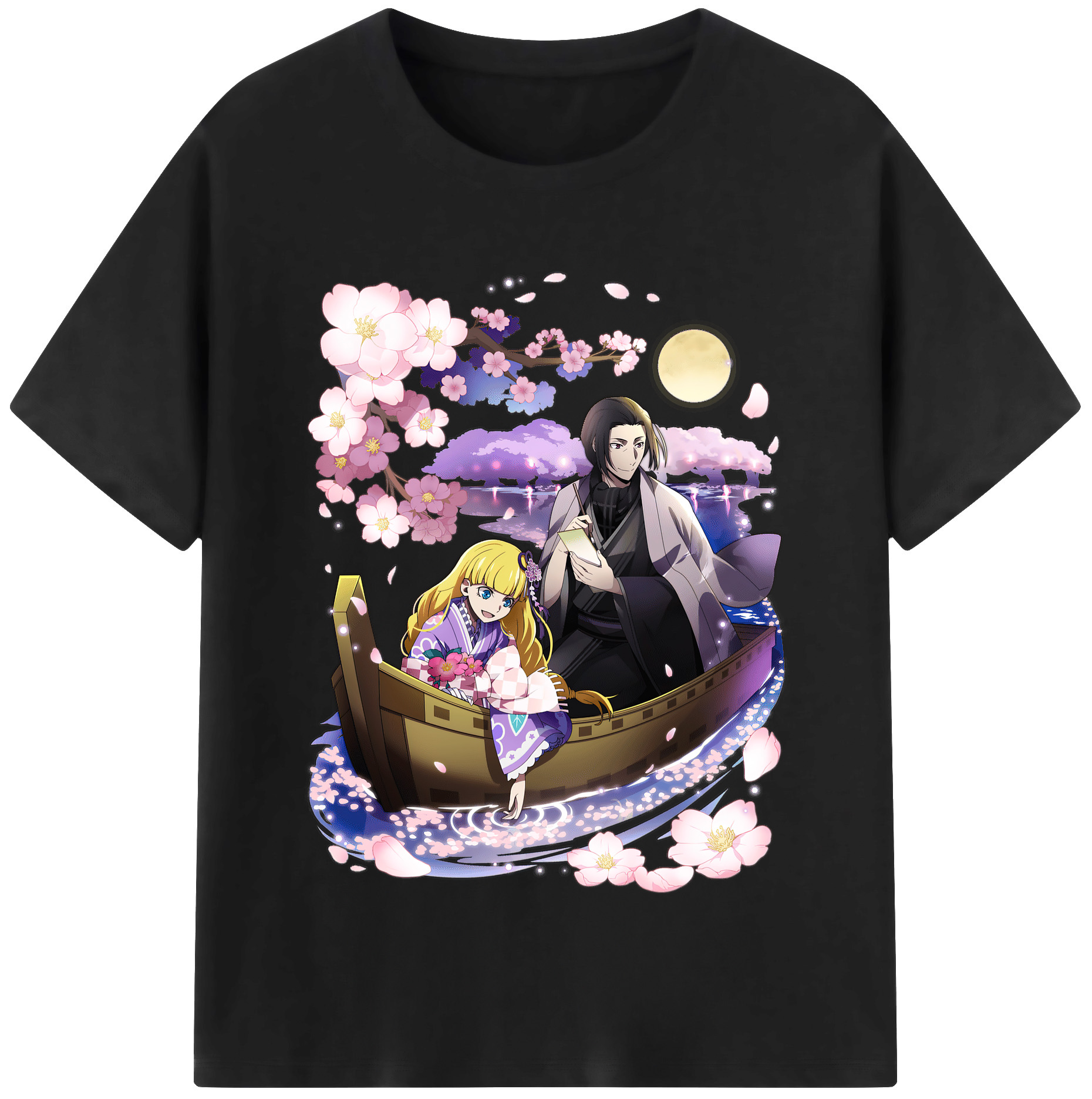 （画像用） 文豪ストレイドッグス Bungo Stray Dogs 綿100％半袖Tシャツ（フロントプリント）