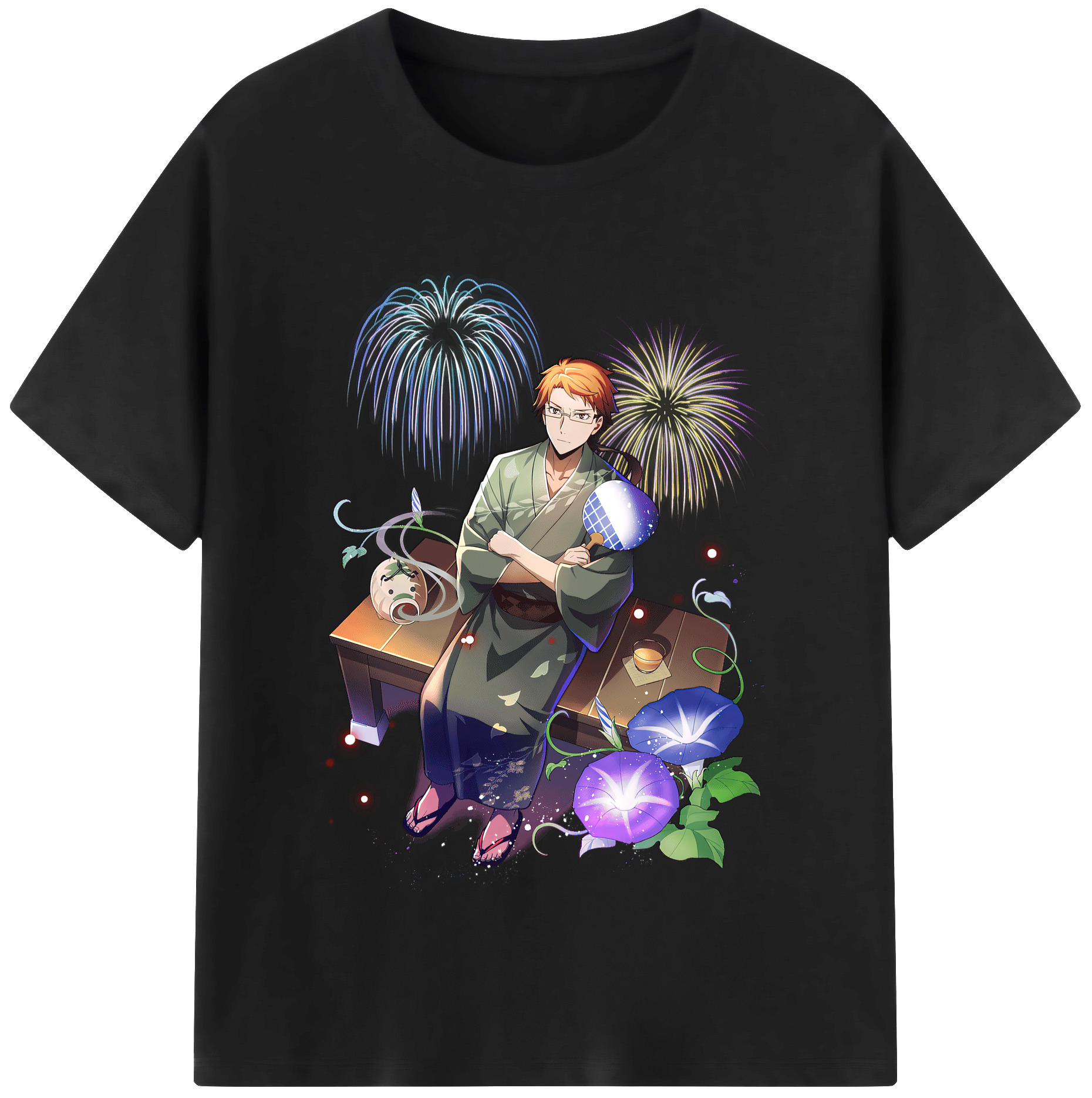 （画像用） 文豪ストレイドッグス Bungo Stray Dogs 綿100％半袖Tシャツ（フロントプリント）